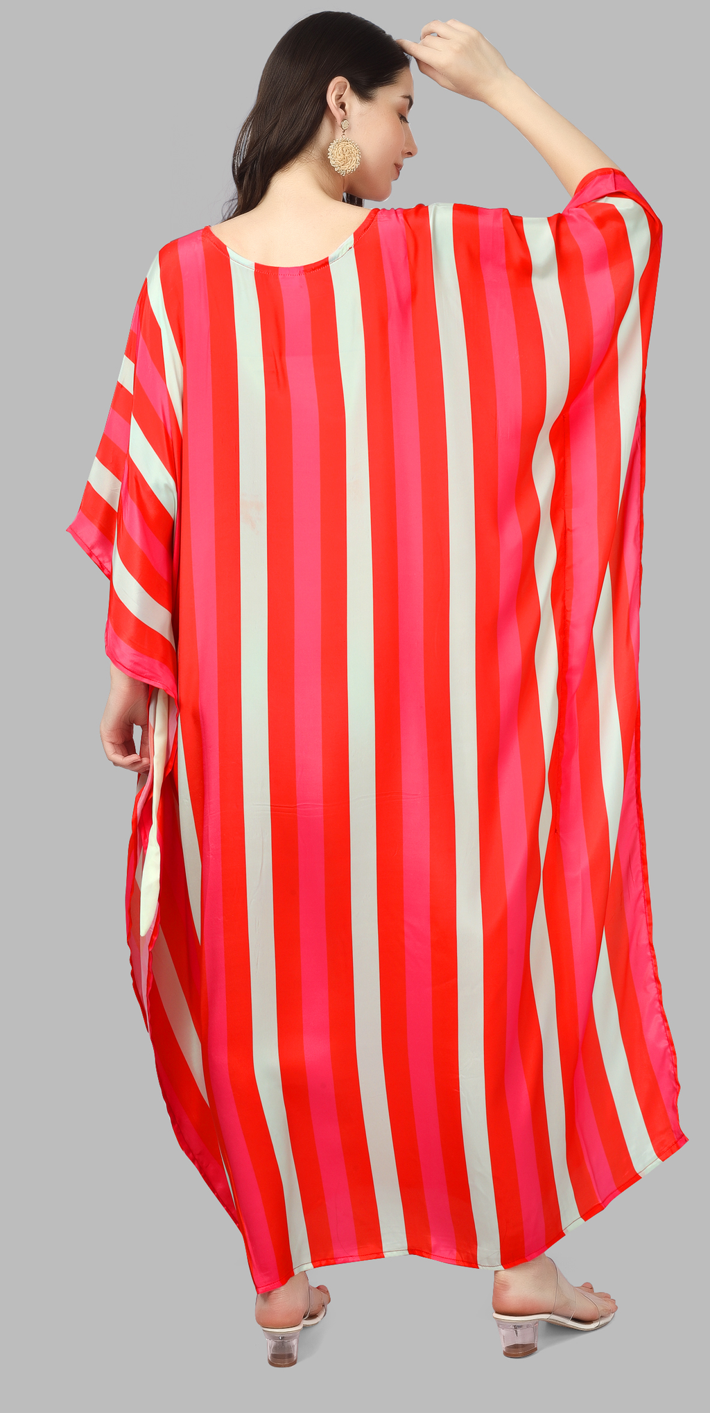 Candy Stripe Crush Kaftan Dress