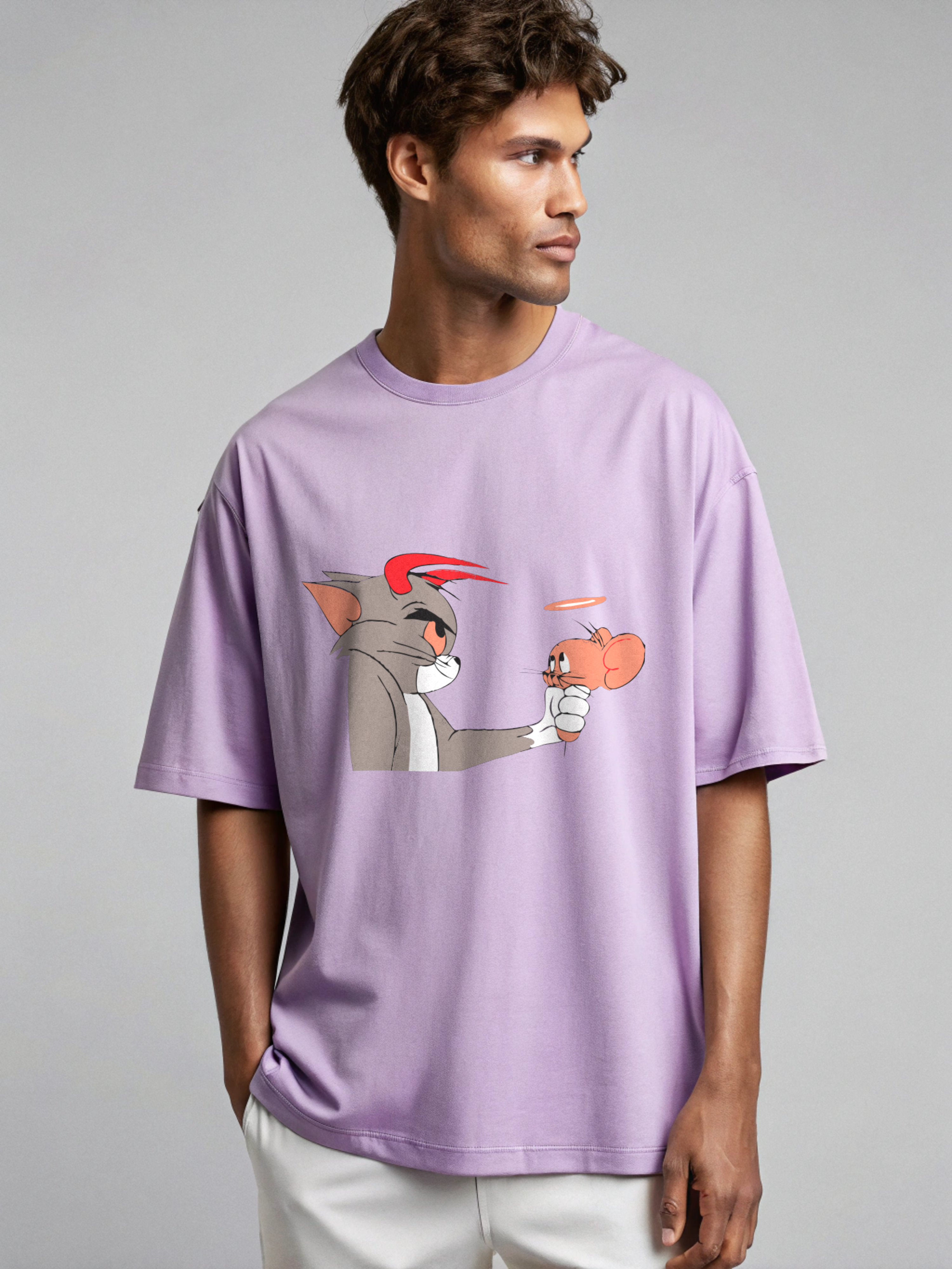 Tom and Jerry Oversized T-Shirt