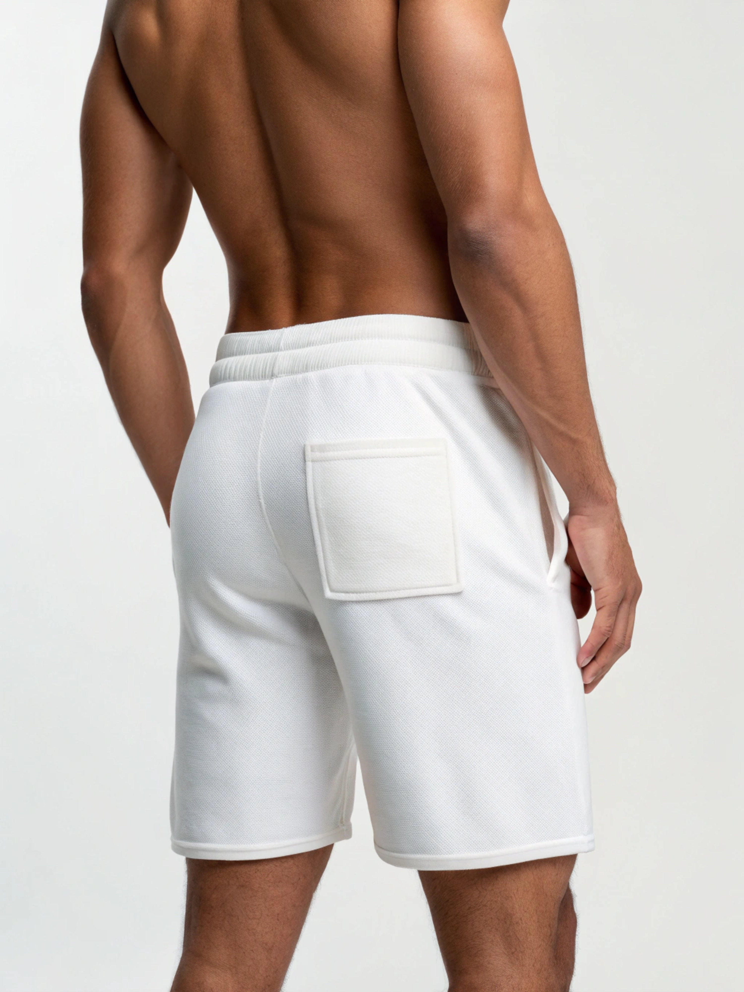 ChillFlex: Cotton Blend Men’s Shorts White