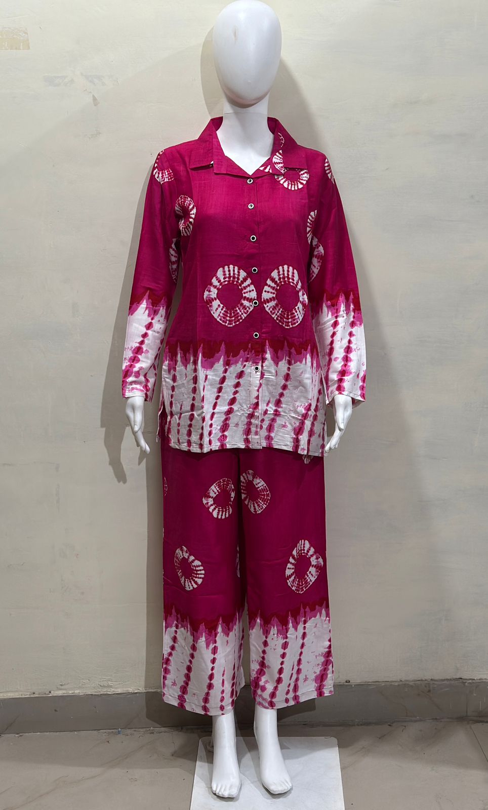 Verdant Flow Printed Cotton Co-ord Set