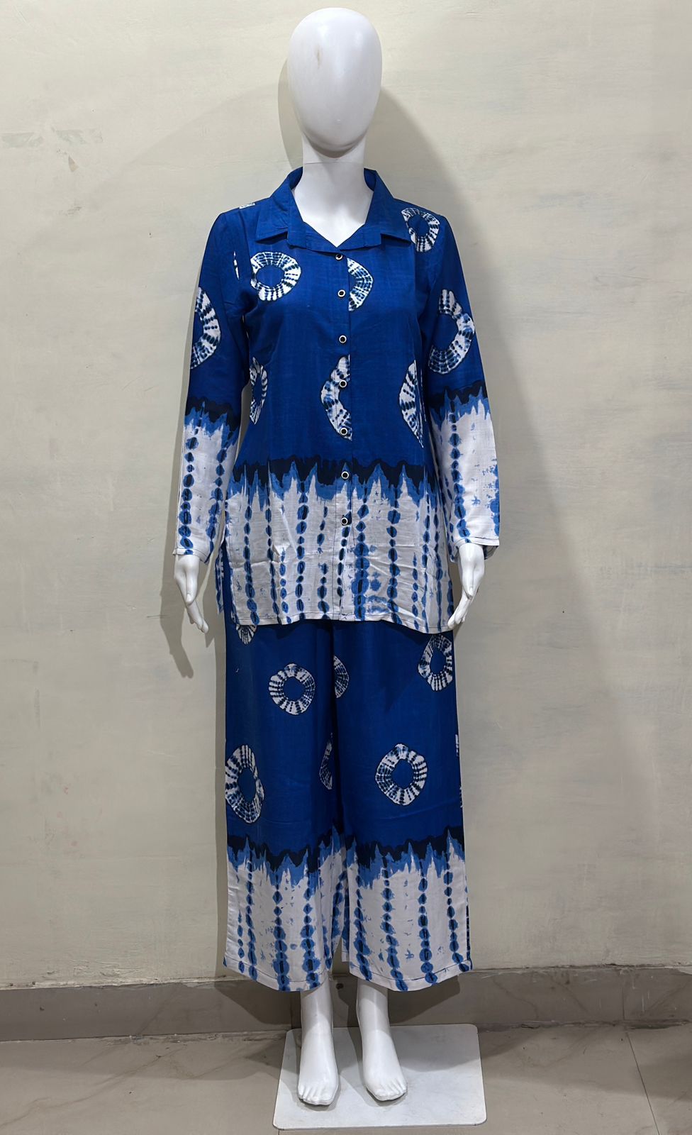 Verdant Flow Printed Cotton Co-ord Set