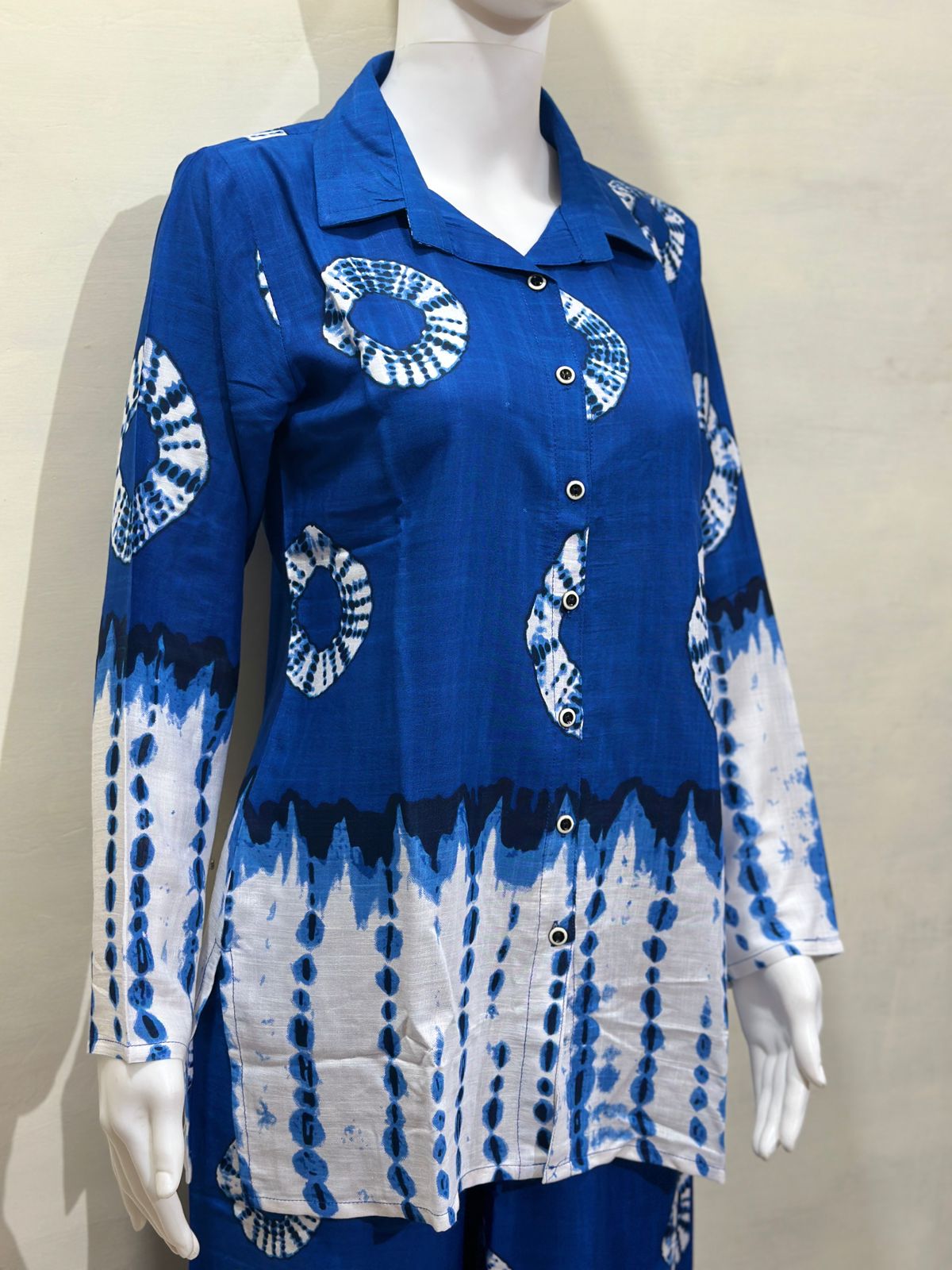 Verdant Flow Printed Cotton Co-ord Set