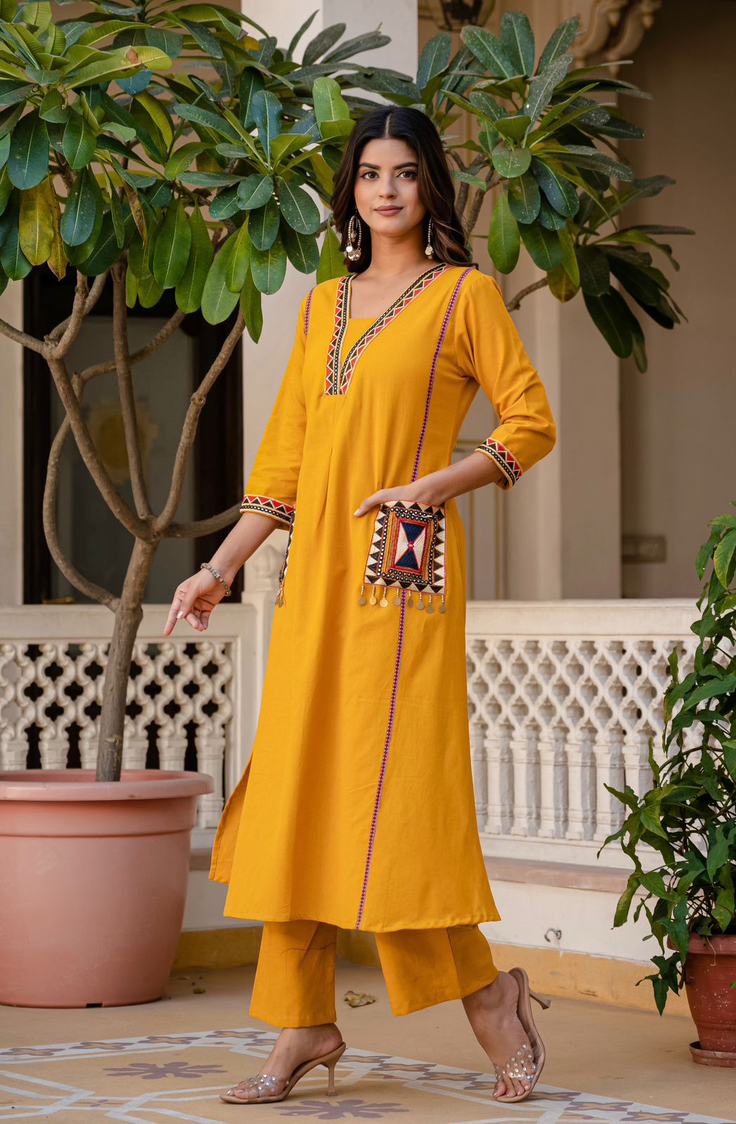 Noor Aagaz Cotton Kurta Set