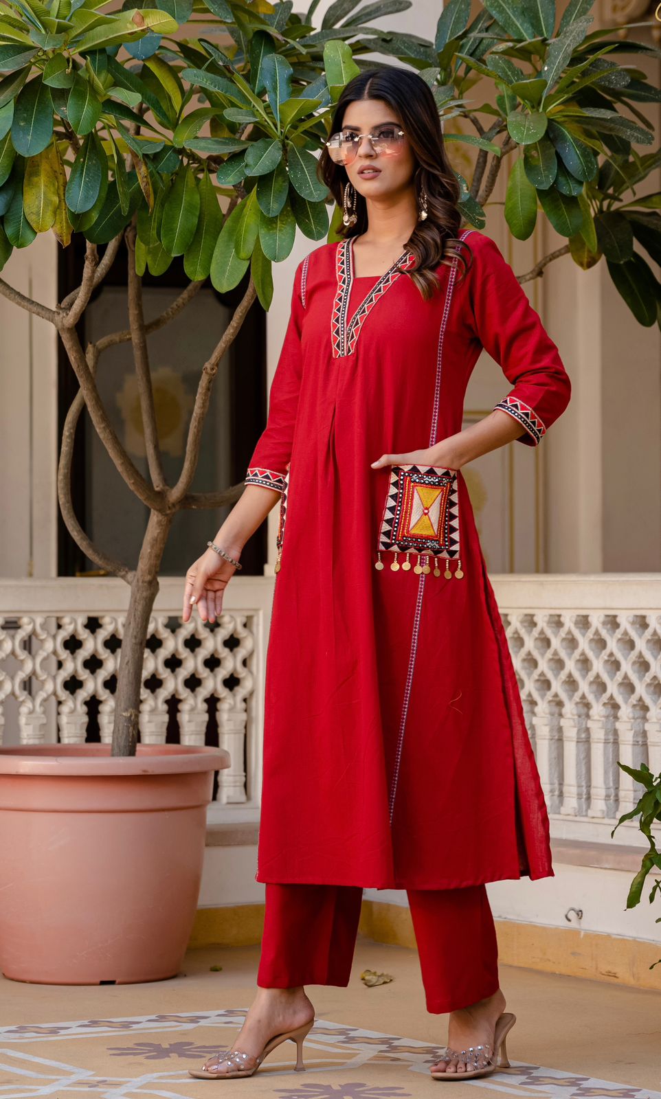 Noor Aagaz Cotton Kurta Set