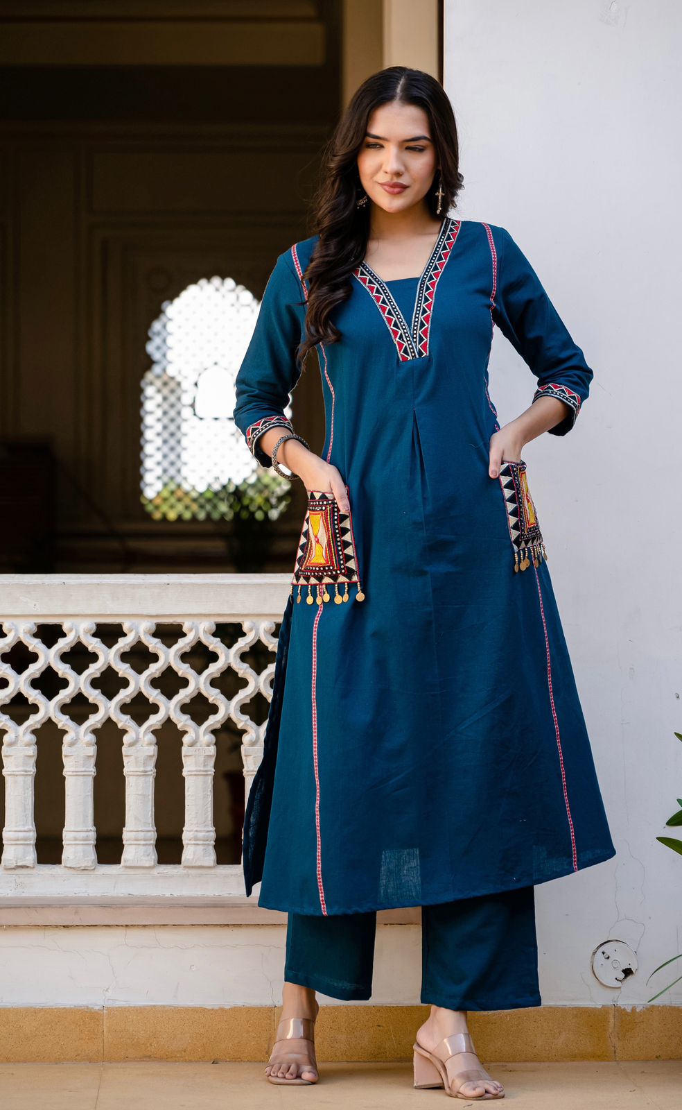 Noor Aagaz Cotton Kurta Set