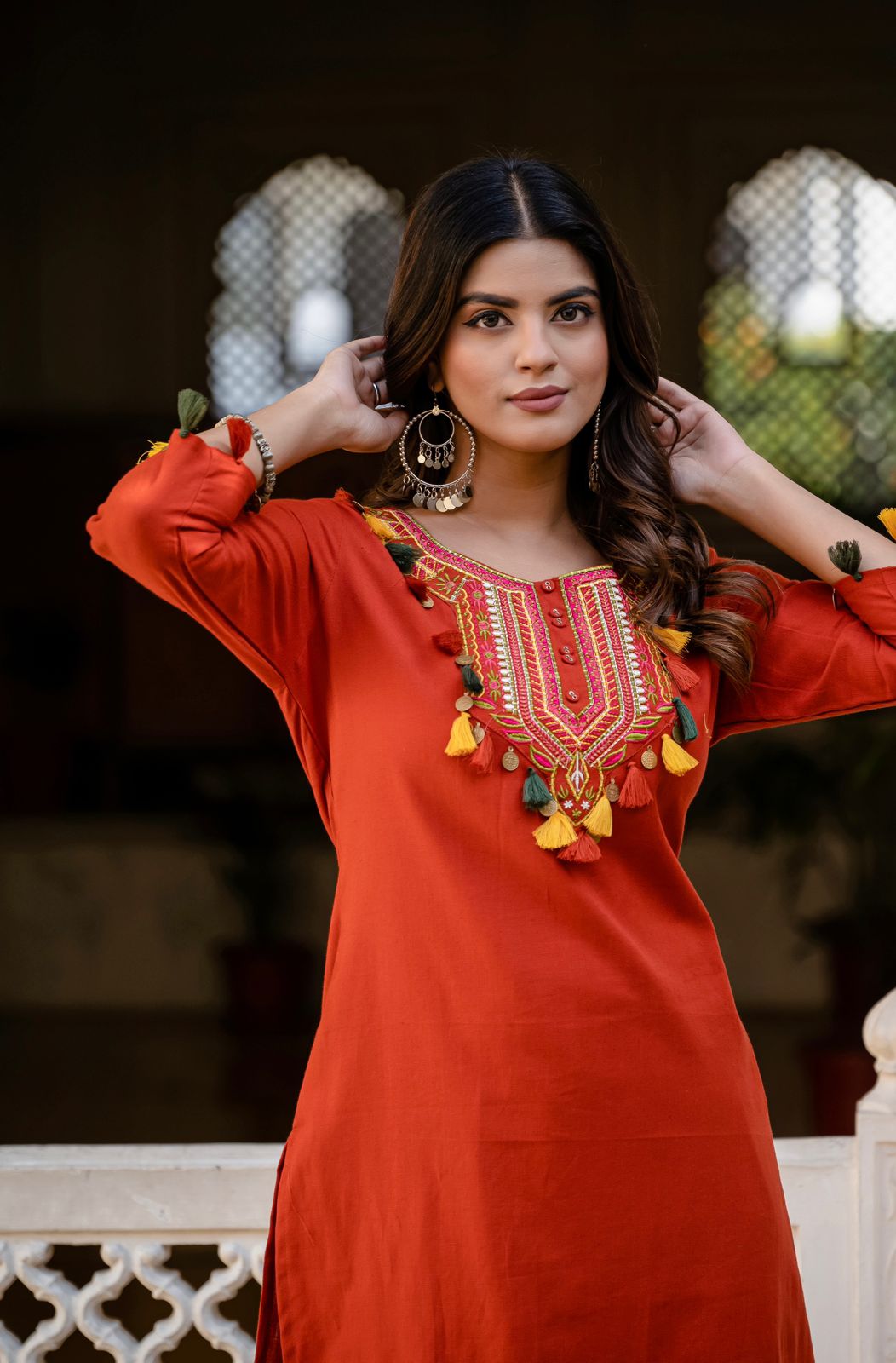 Aaranya Utsav Cotton Kurta Set