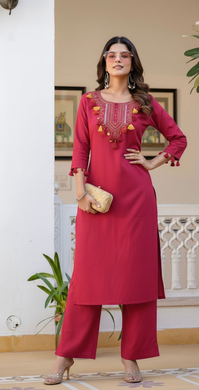 Aaranya Utsav Cotton Kurta Set