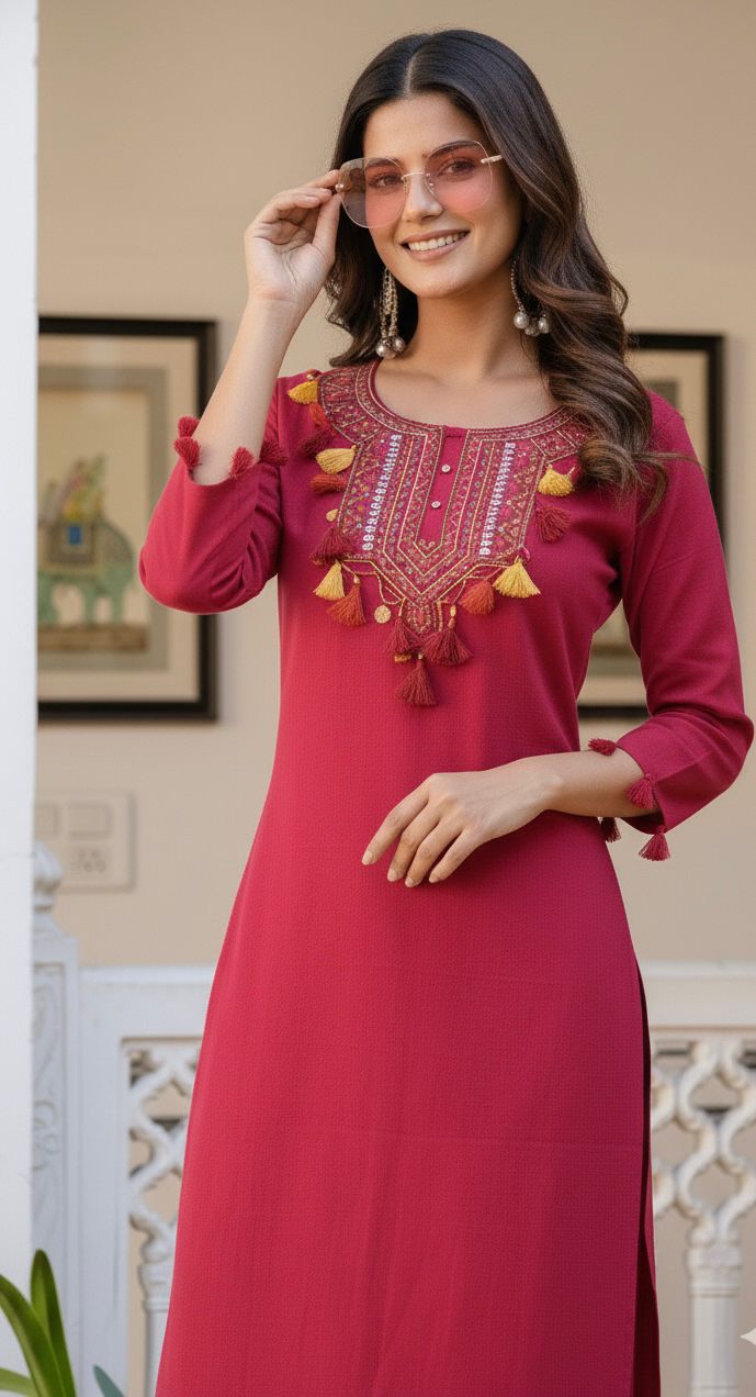 Aaranya Utsav Cotton Kurta Set
