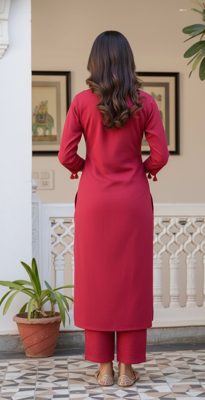 Aaranya Utsav Cotton Kurta Set