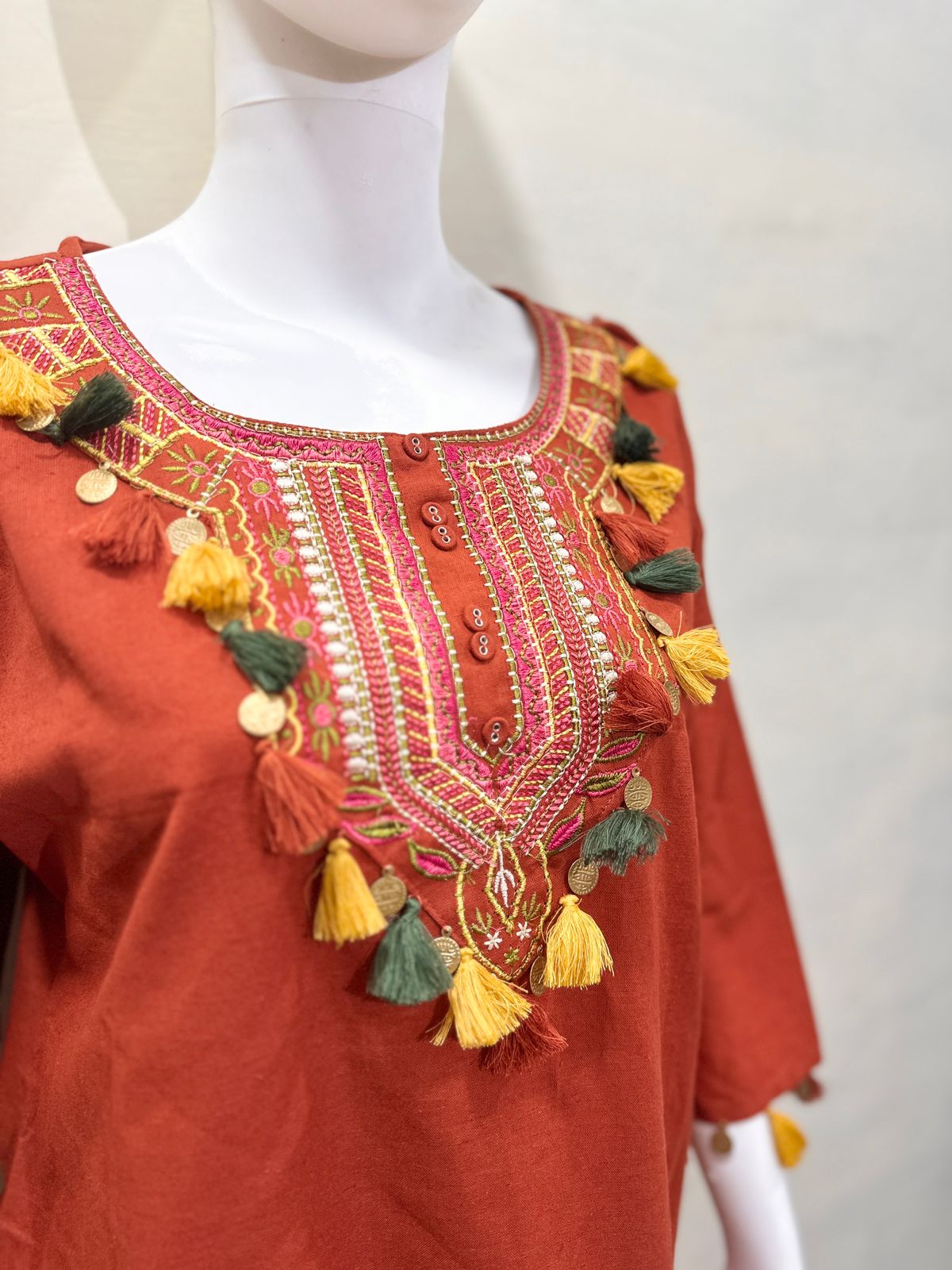 Aaranya Utsav Cotton Kurta Set