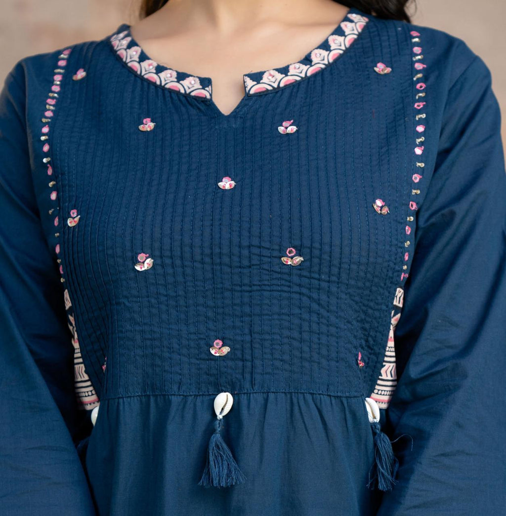 Kesari Laher Cotton Kurta Set