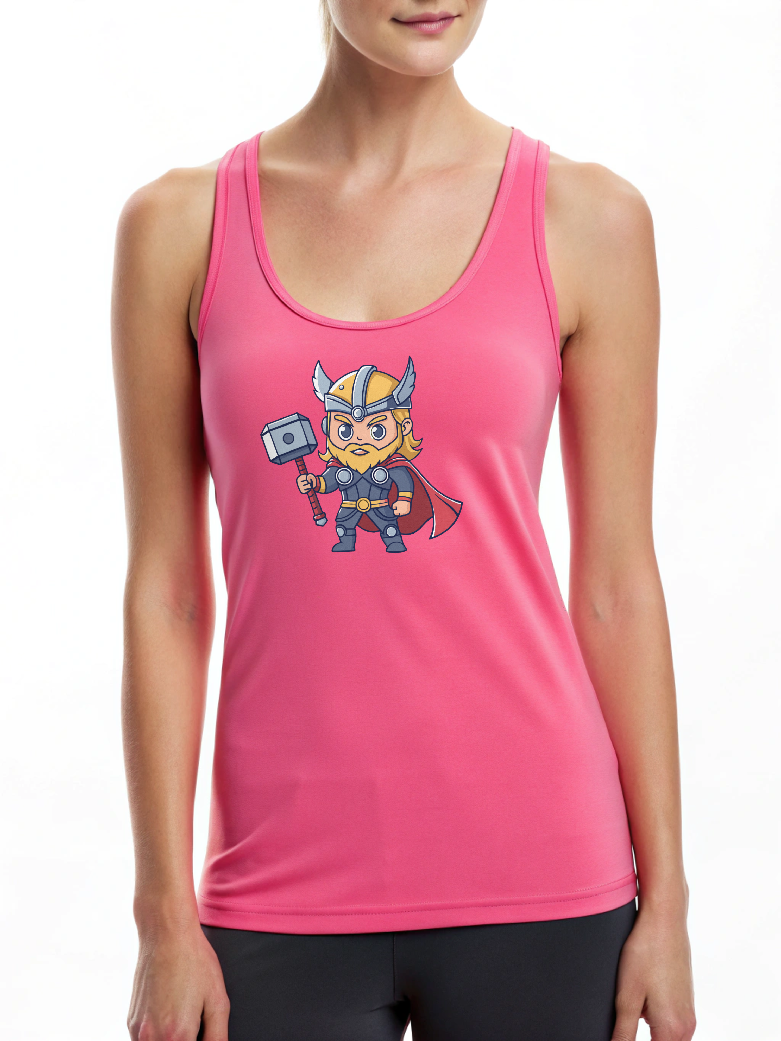 Tiny Thunder: Baby Thor Women’s Tank Top