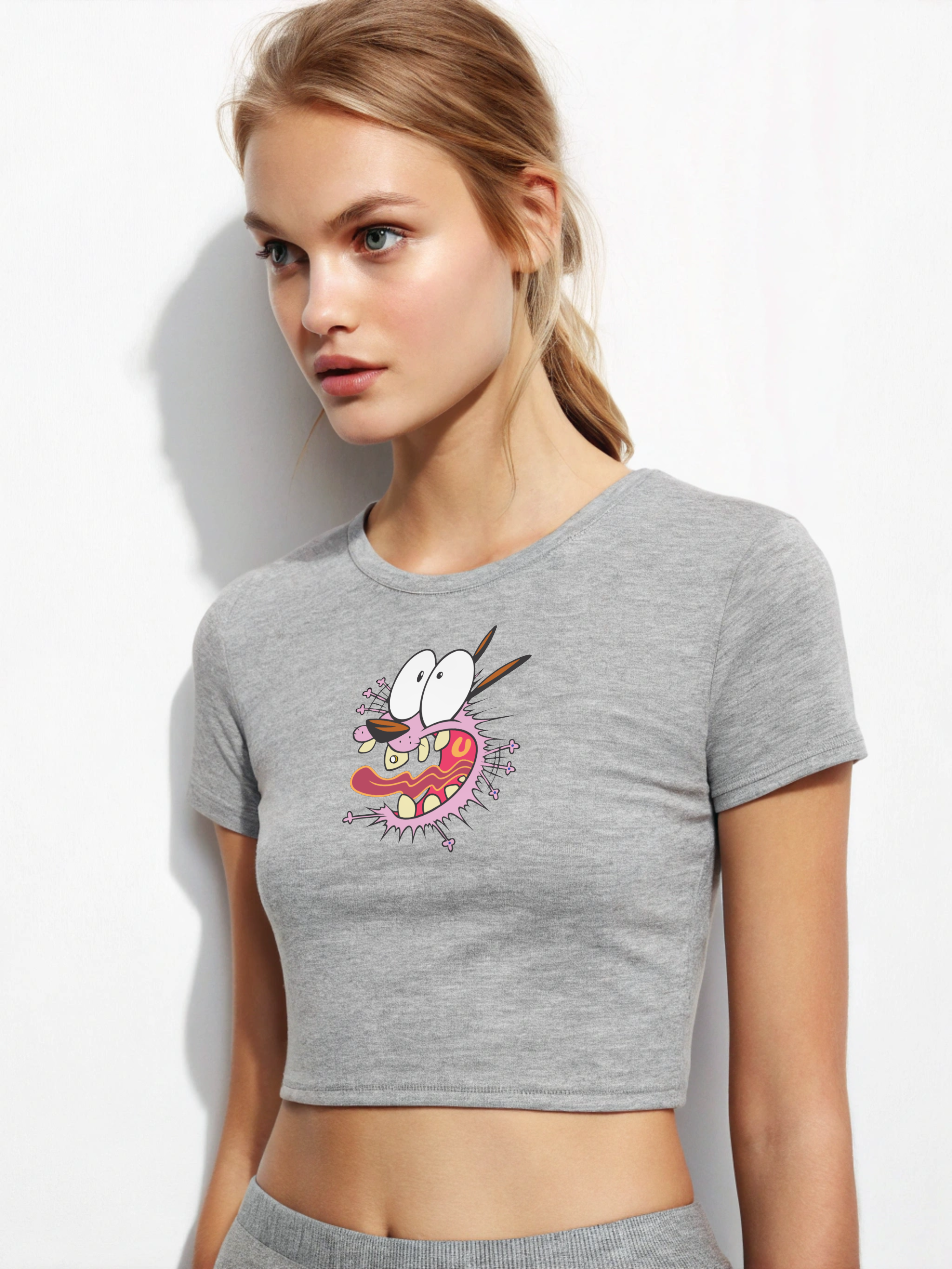 Courage Mode: Cartoon Creep Women’s Crop Top