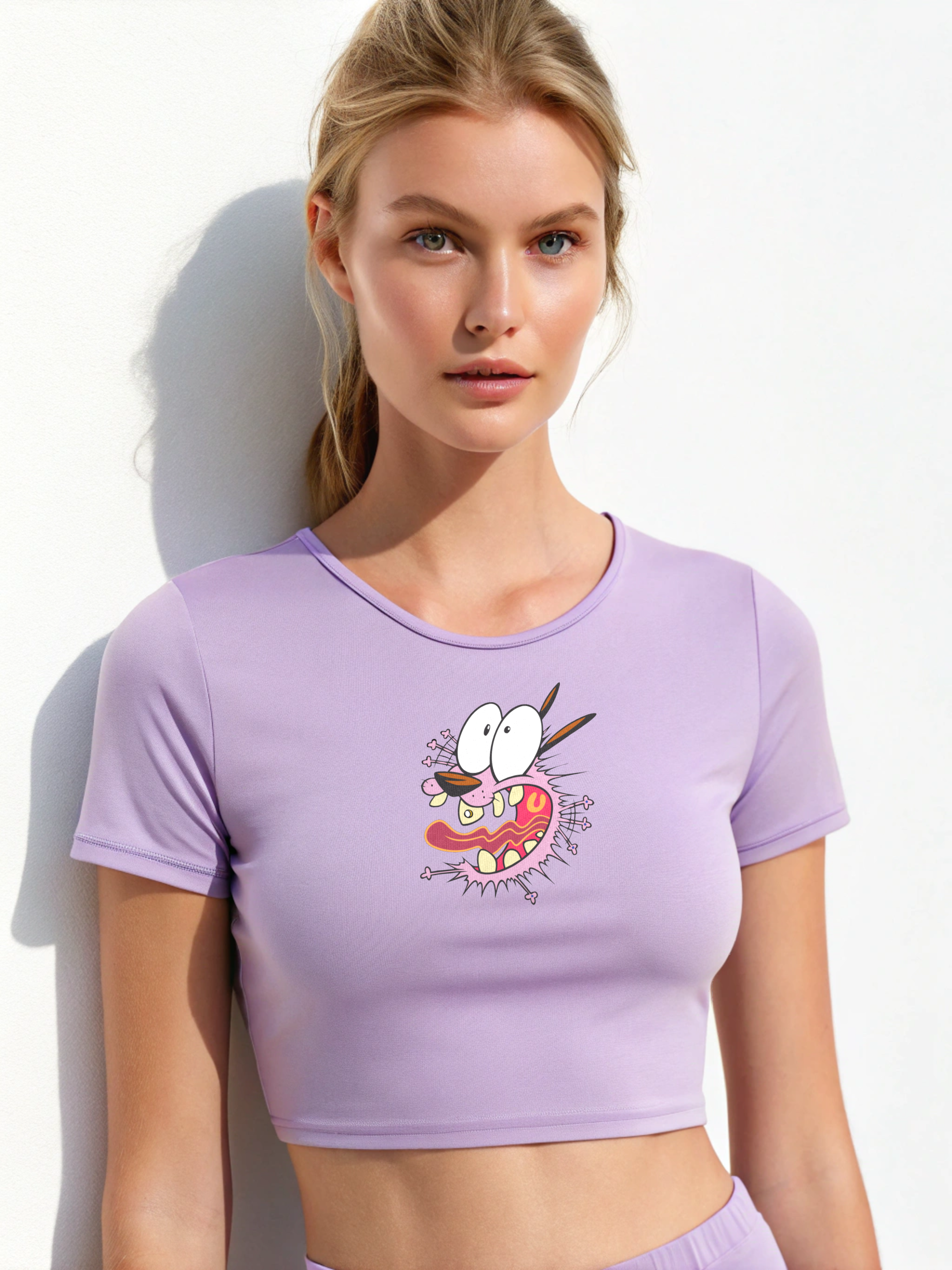 Courage Mode: Cartoon Creep Women’s Crop Top