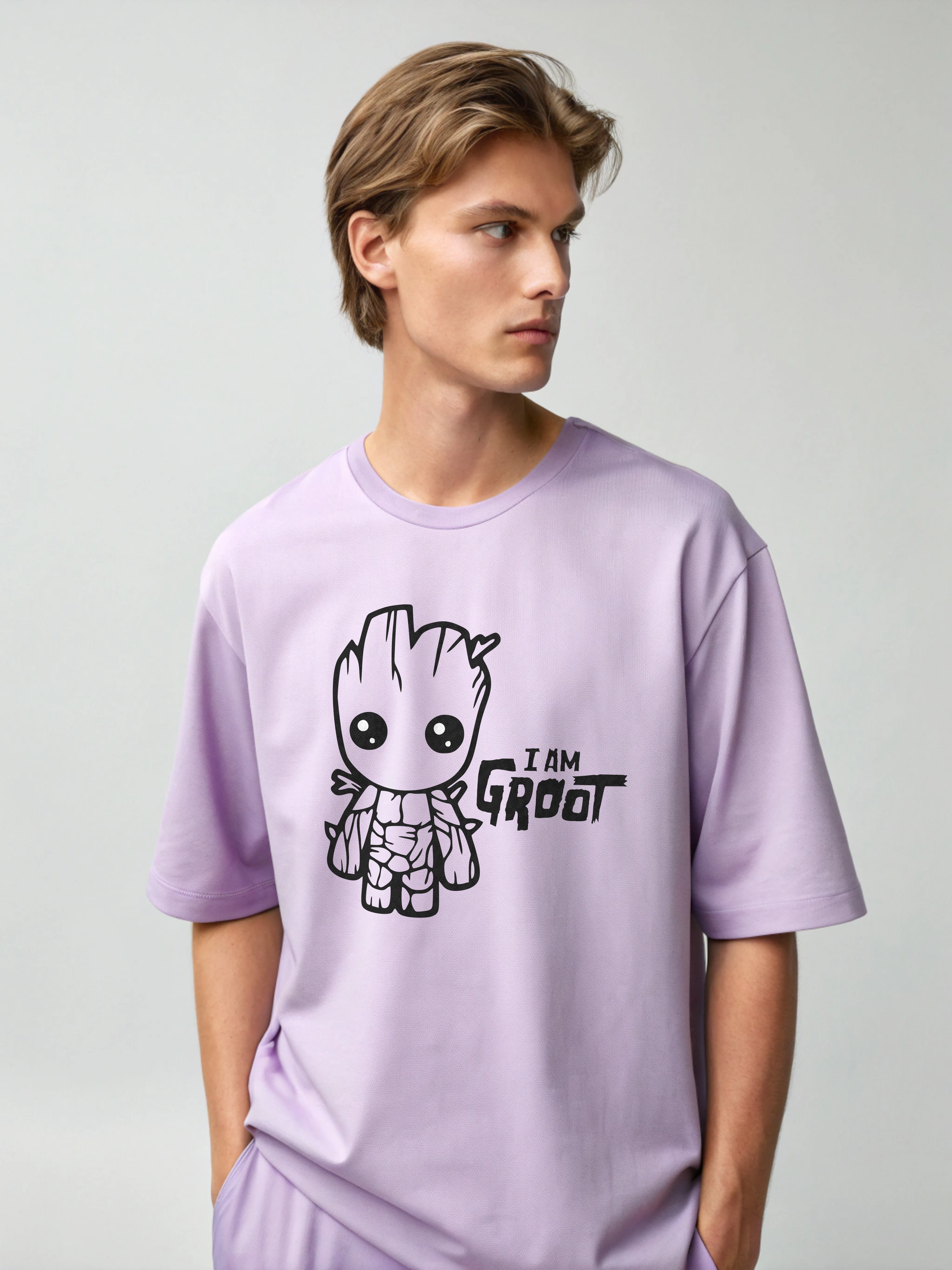 Groot – Men’s Oversized Drop Shoulder Tee