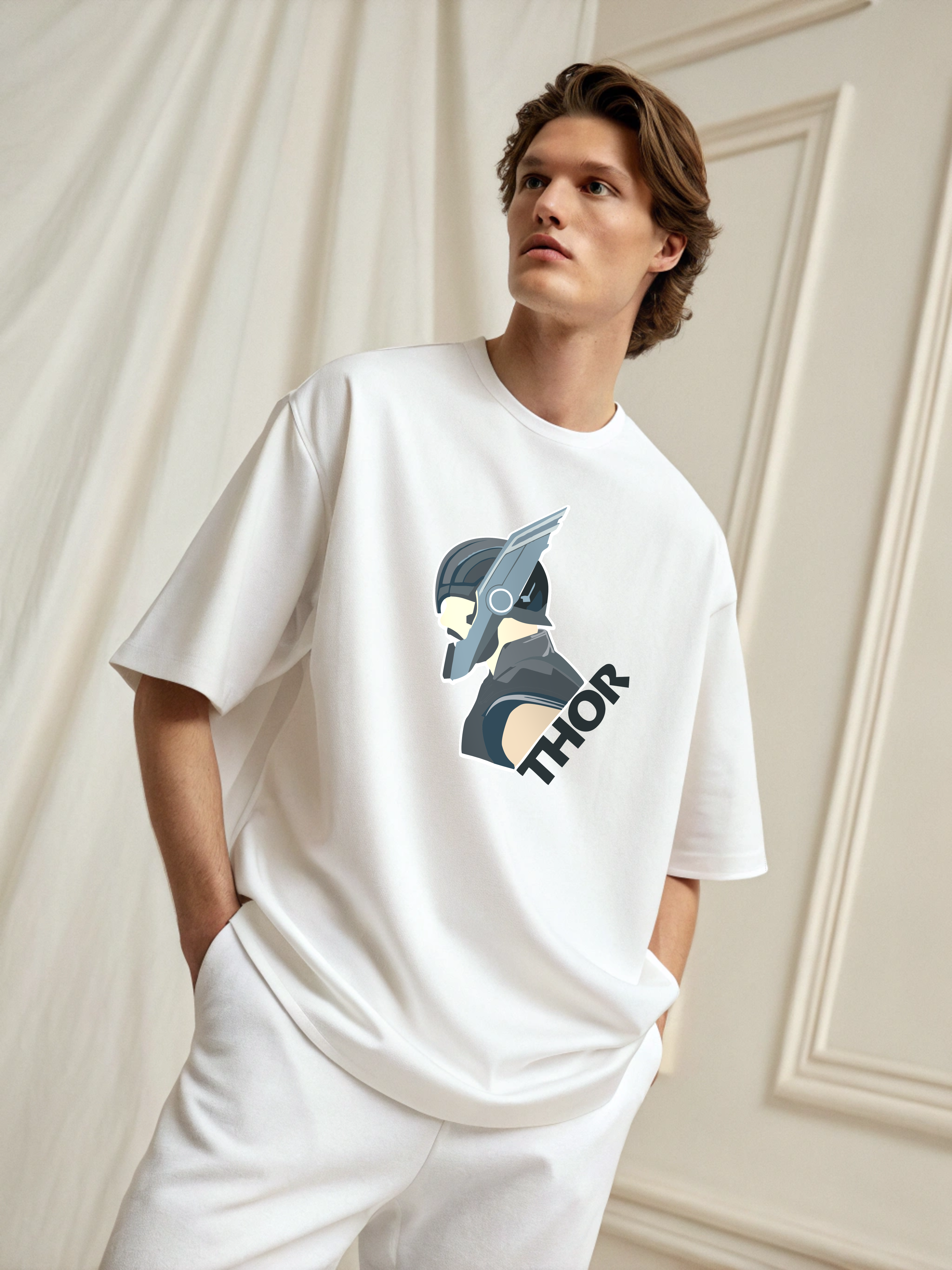 Thor – Men’s Oversized Drop Shoulder Tee
