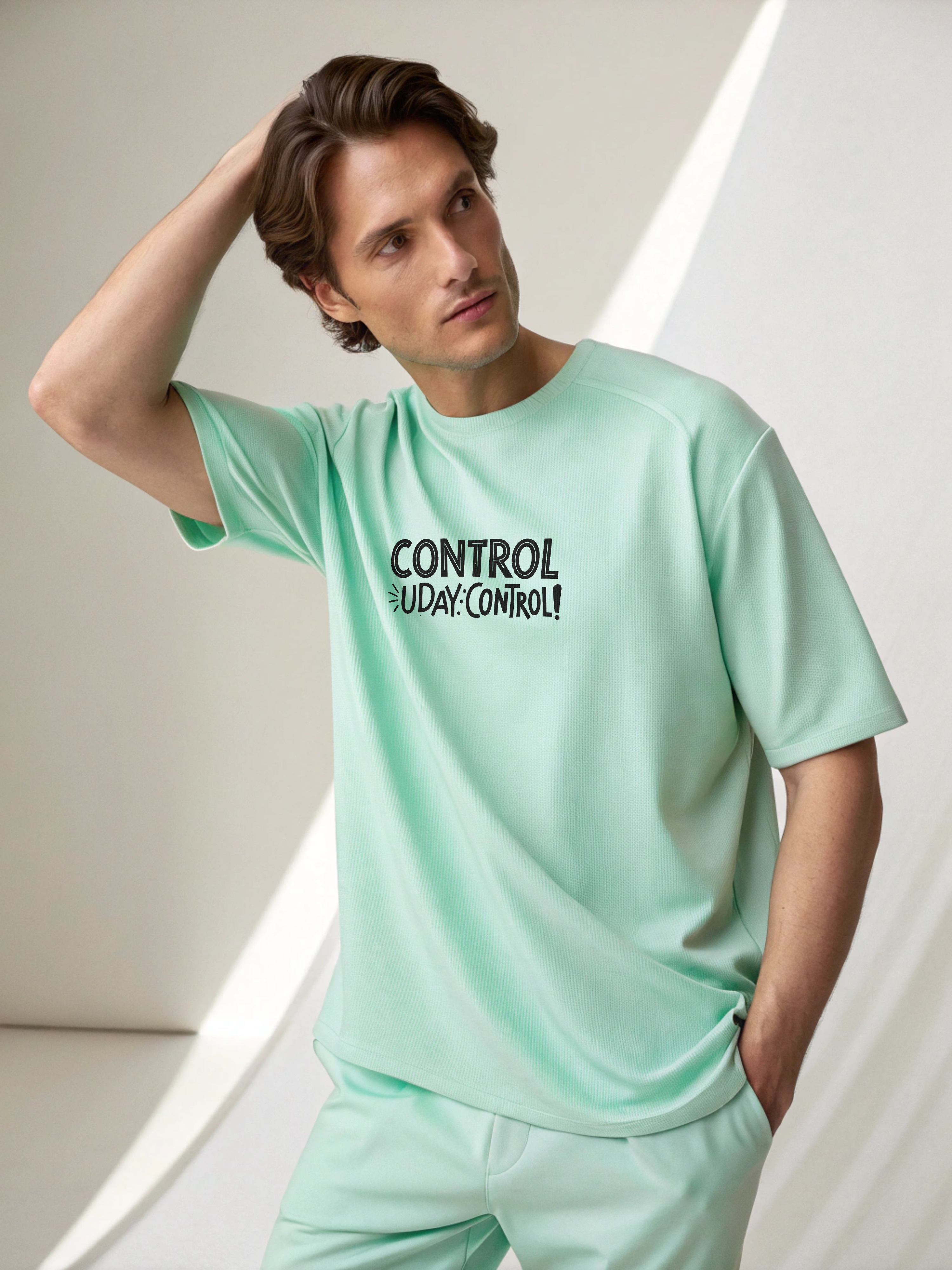 Control Uday Control – Men’s Oversized Drop Shoulder Tee