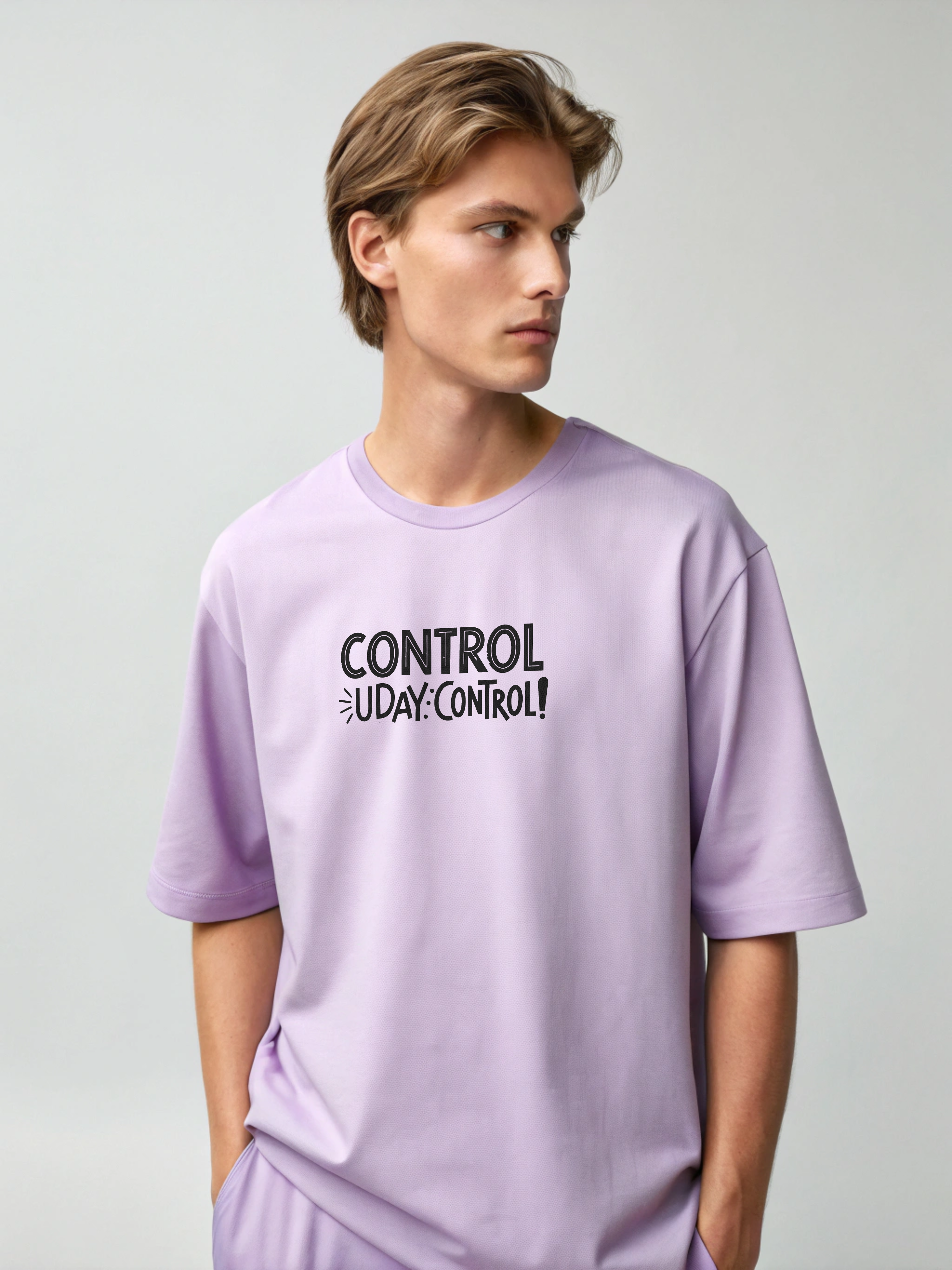 Control Uday Control – Men’s Oversized Drop Shoulder Tee