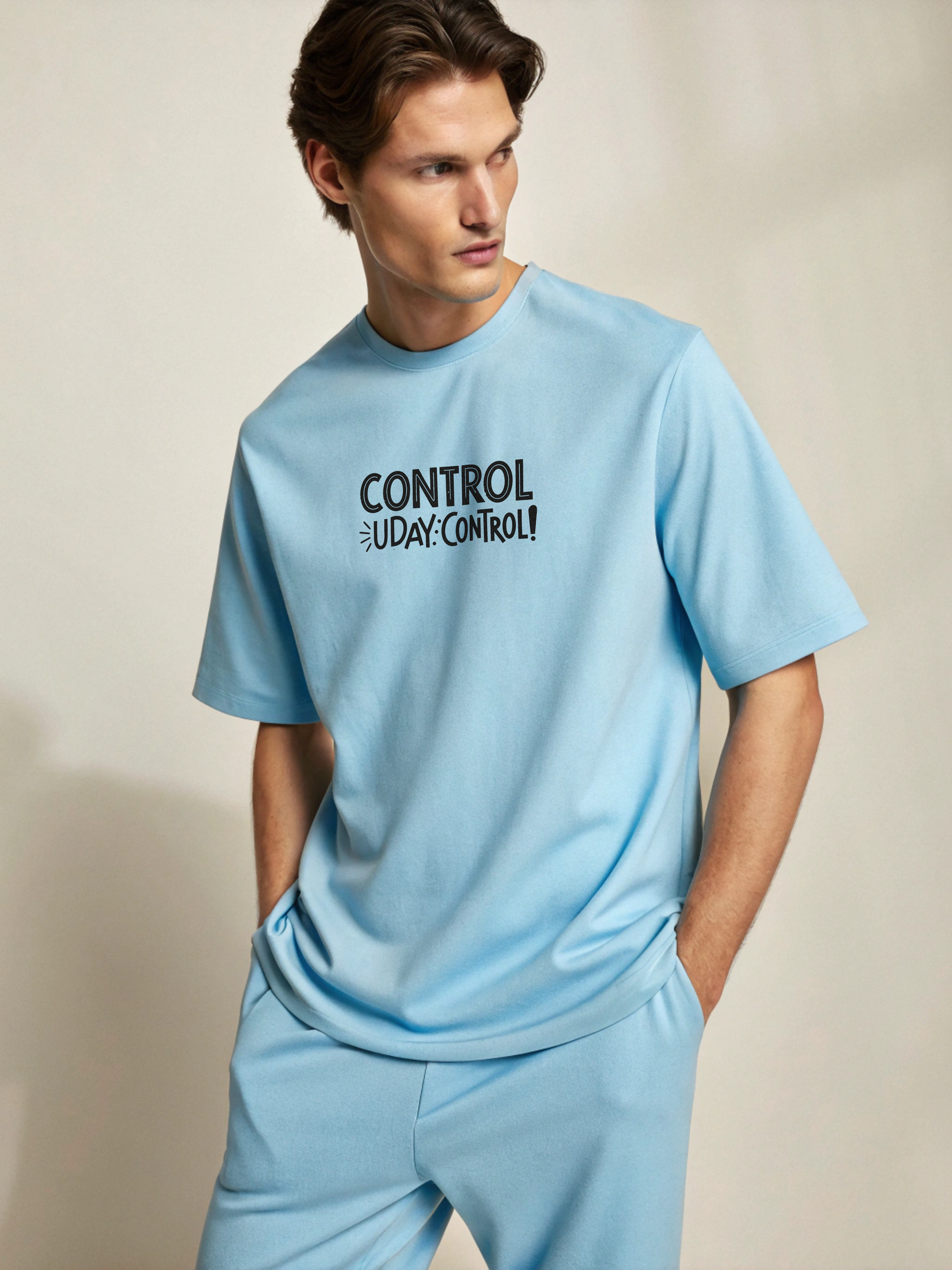 Control Uday Control – Men’s Oversized Drop Shoulder Tee