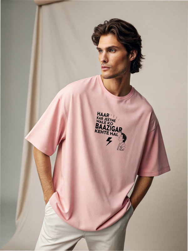 Baazigar Energy – Men’s Oversized Drop Shoulder Tee