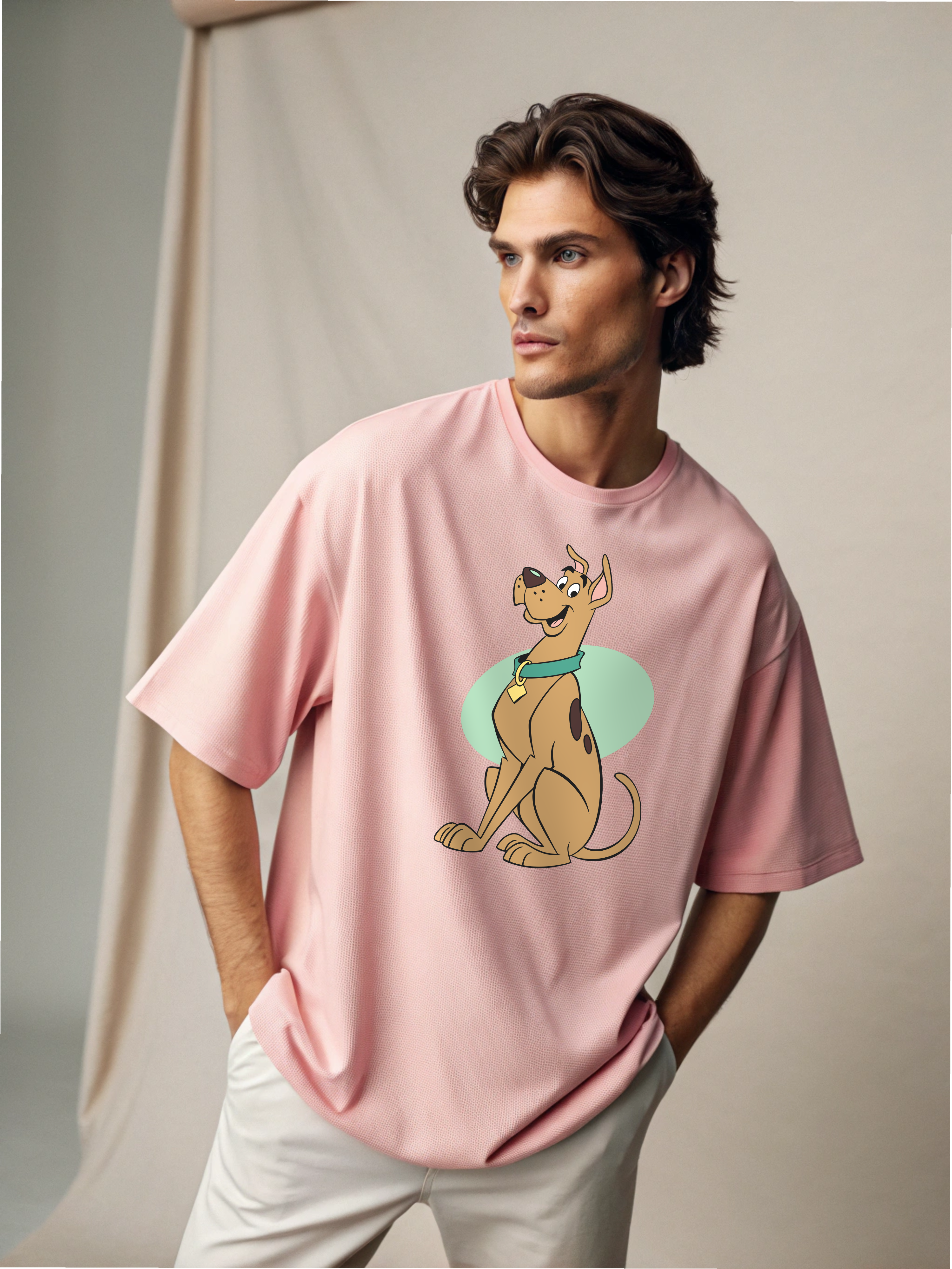 Scooby – Men’s Oversized Drop Shoulder Tee