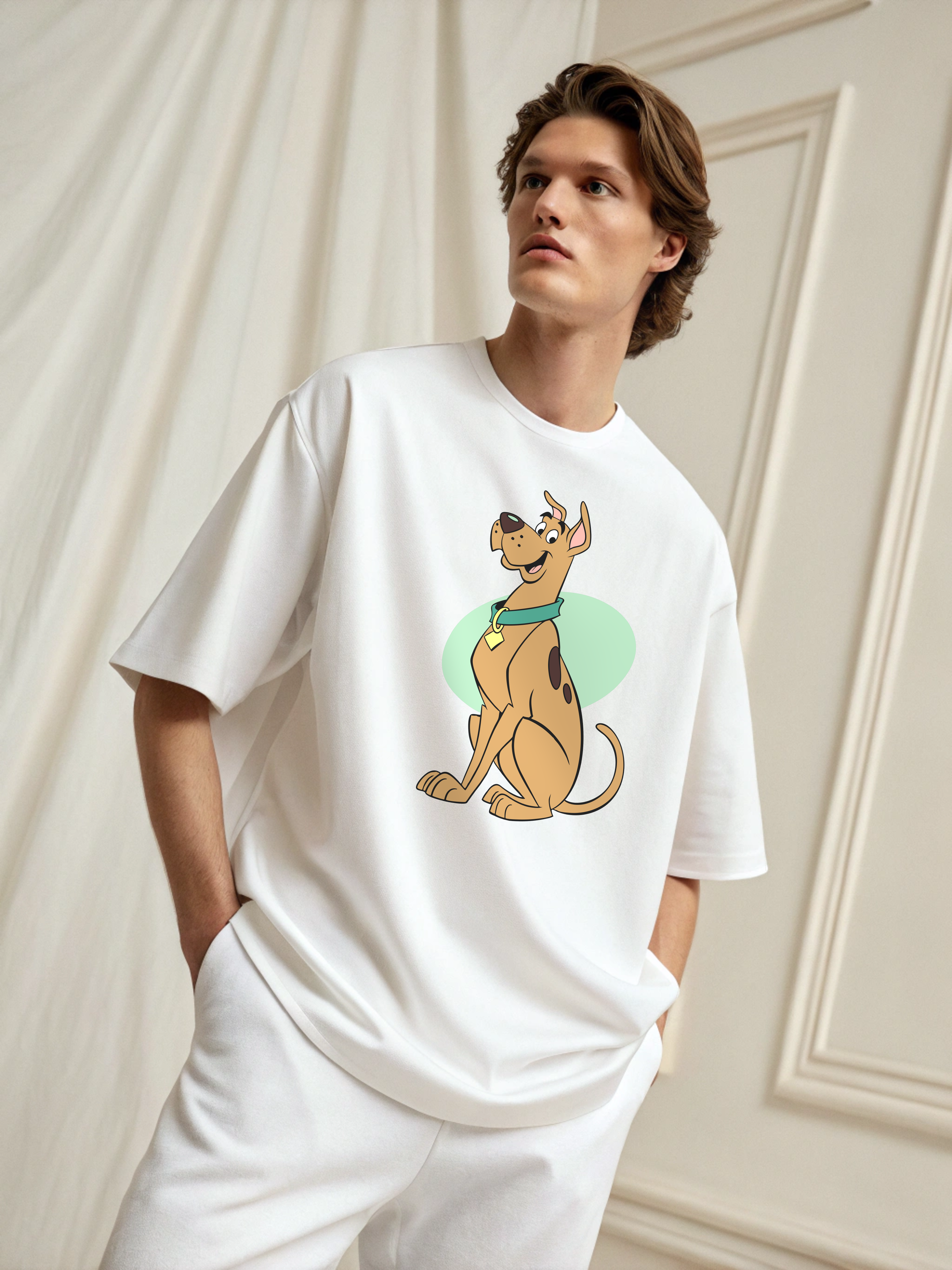 Scooby – Men’s Oversized Drop Shoulder Tee
