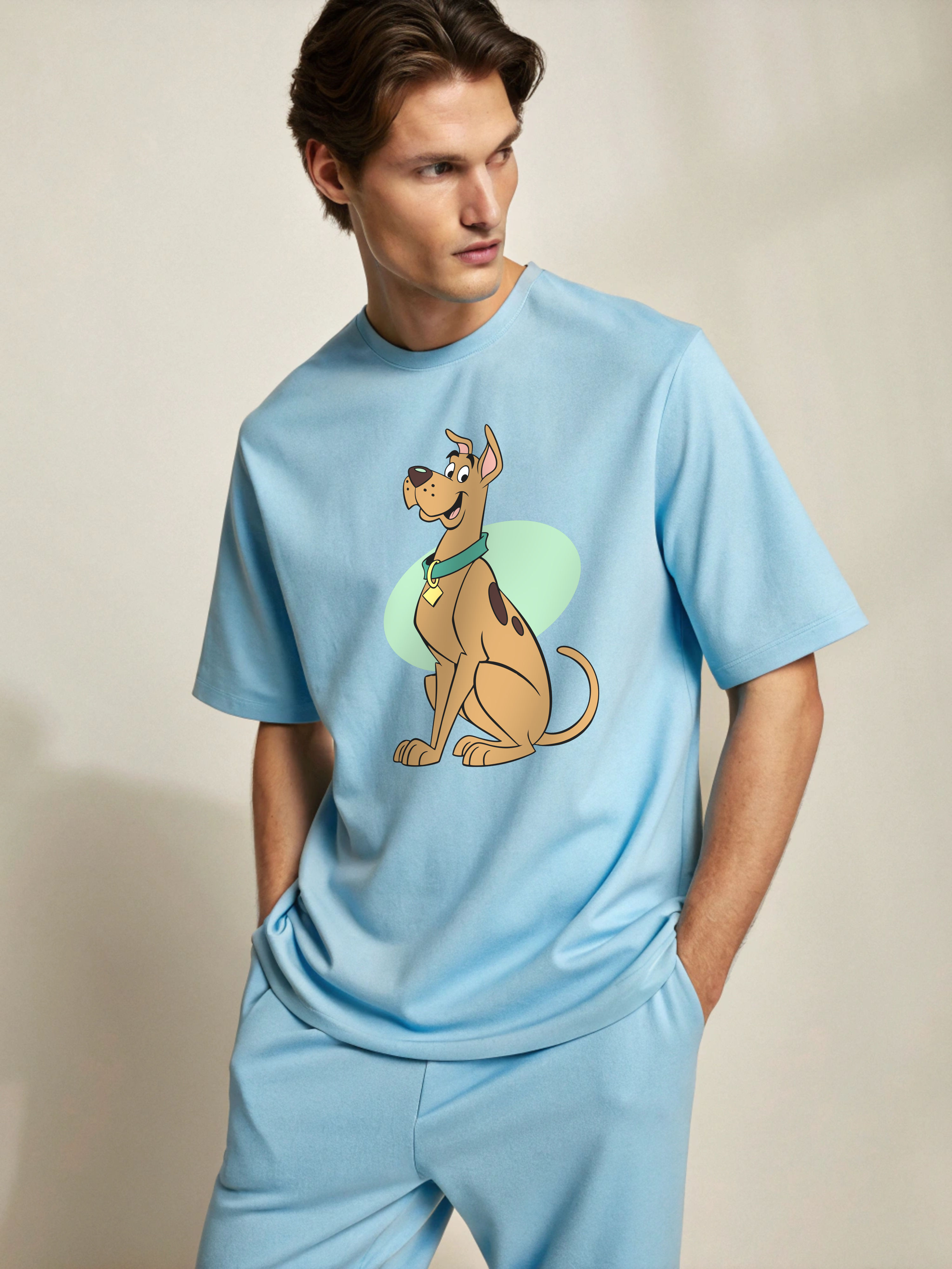 Scooby – Men’s Oversized Drop Shoulder Tee