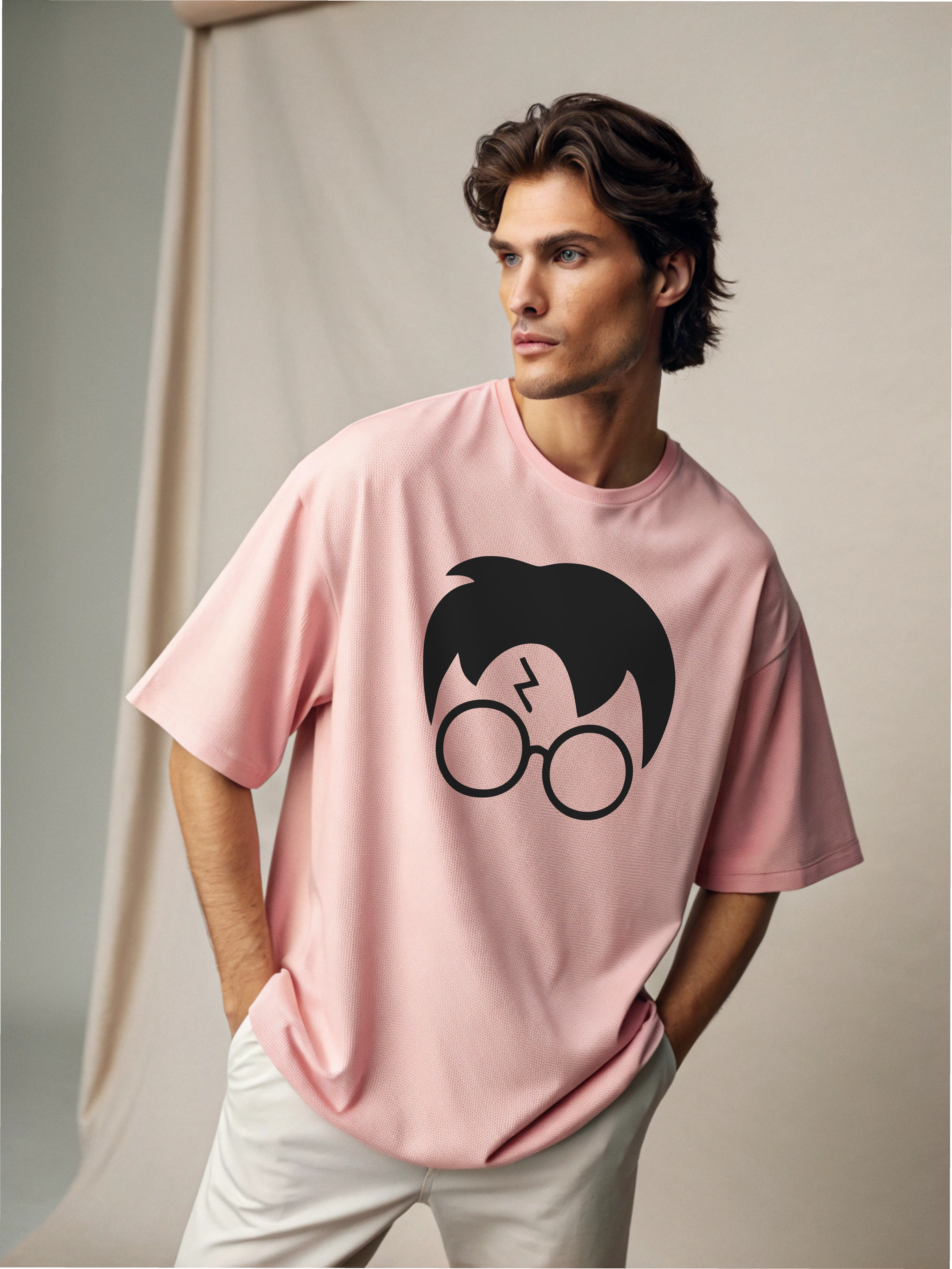 Harry Potter – Men’s Oversized Drop Shoulder Tee