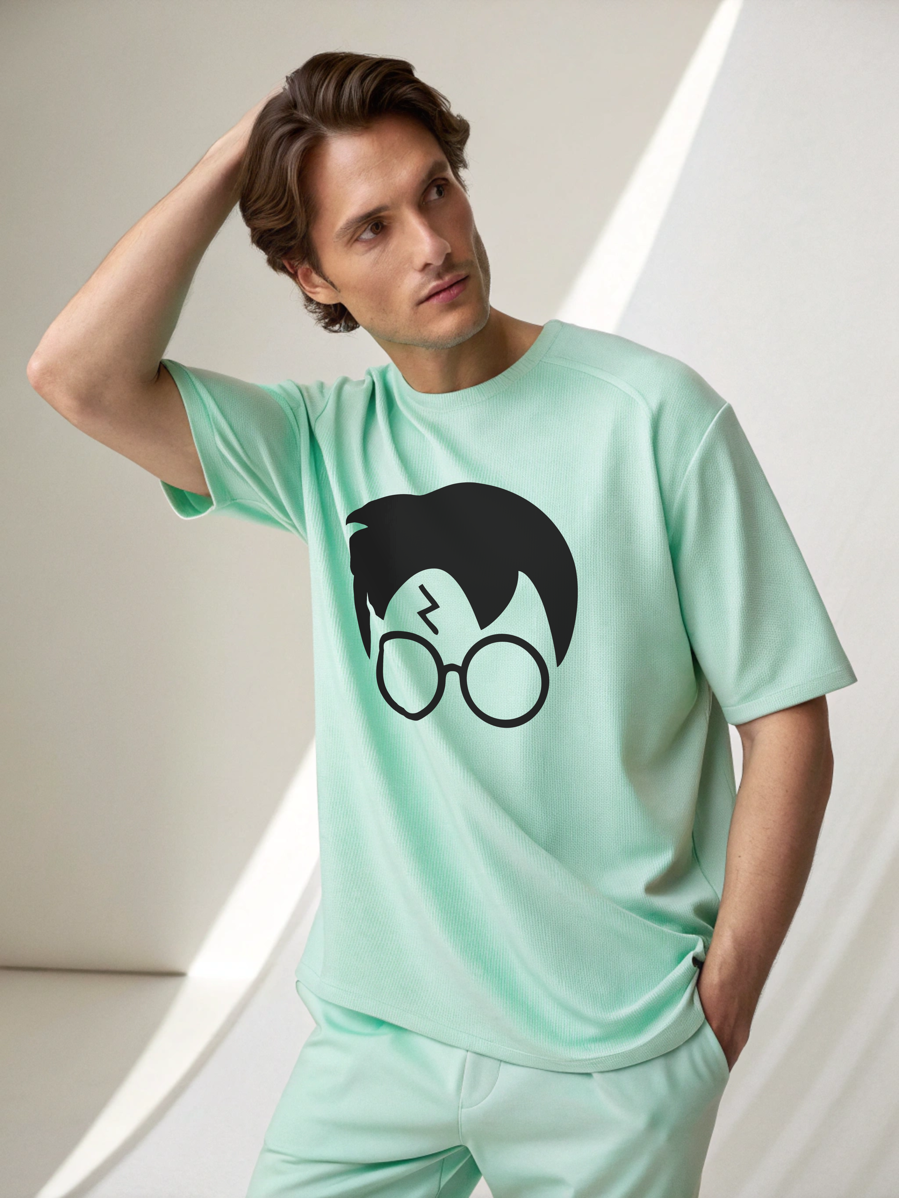 Harry Potter – Men’s Oversized Drop Shoulder Tee