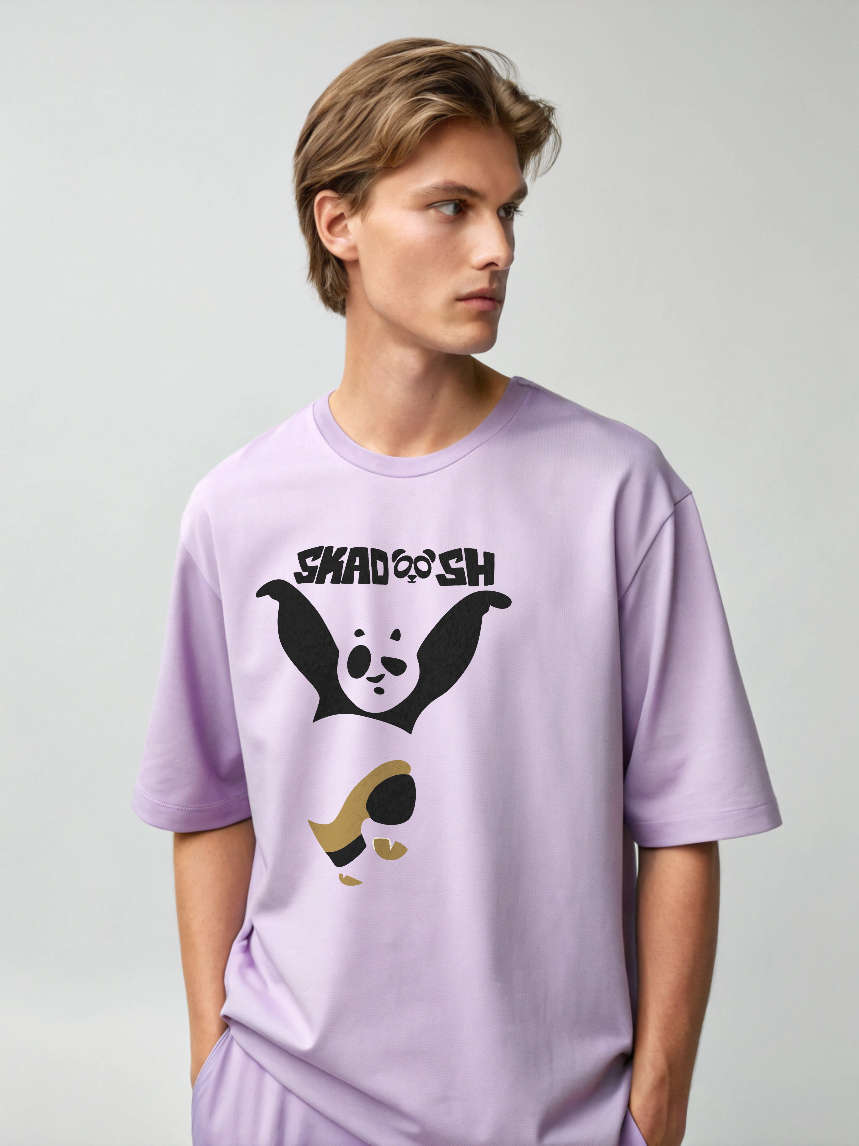 Kung Fu Panda – Men’s Oversized Drop Shoulder Tee