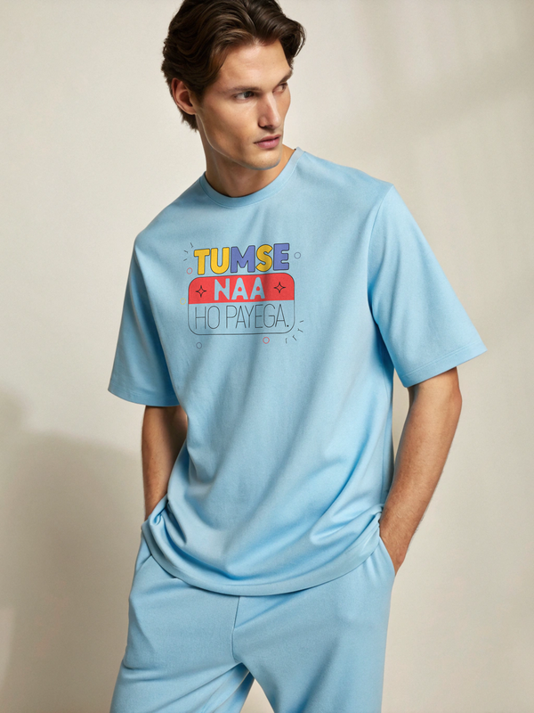 Tumse Na Ho Paayega – Men’s Oversized Drop Shoulder Tee