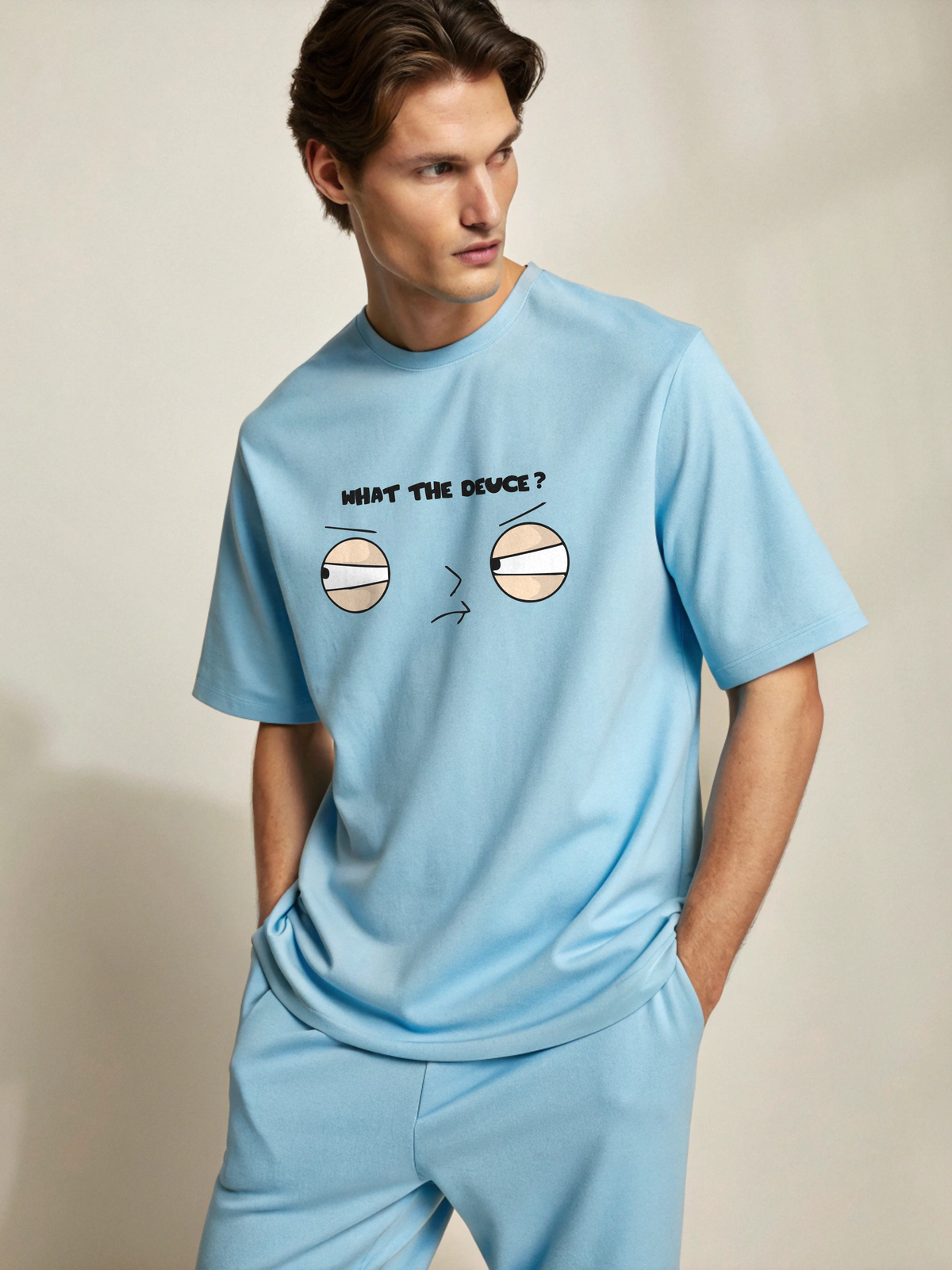 Stewie – Men’s Oversized Drop Shoulder Tee
