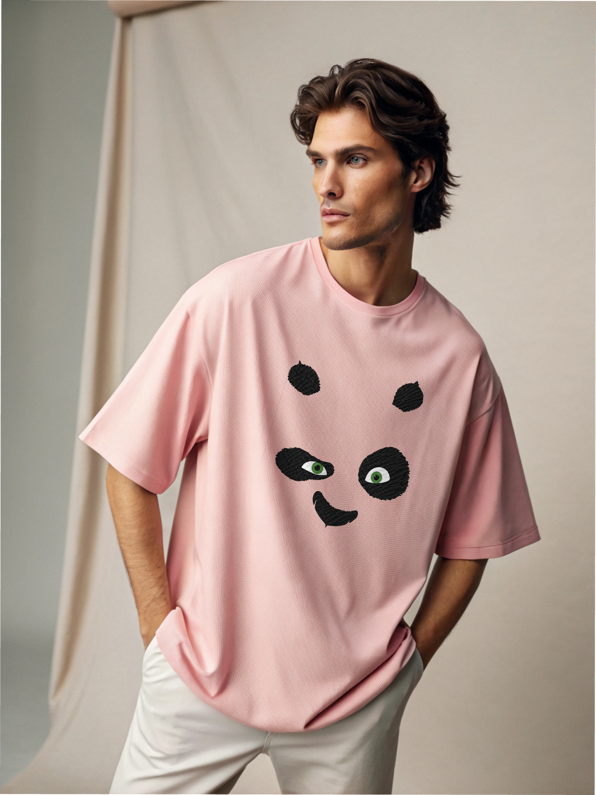 Kung Fu Panda – Men’s Oversized Drop Shoulder Tee