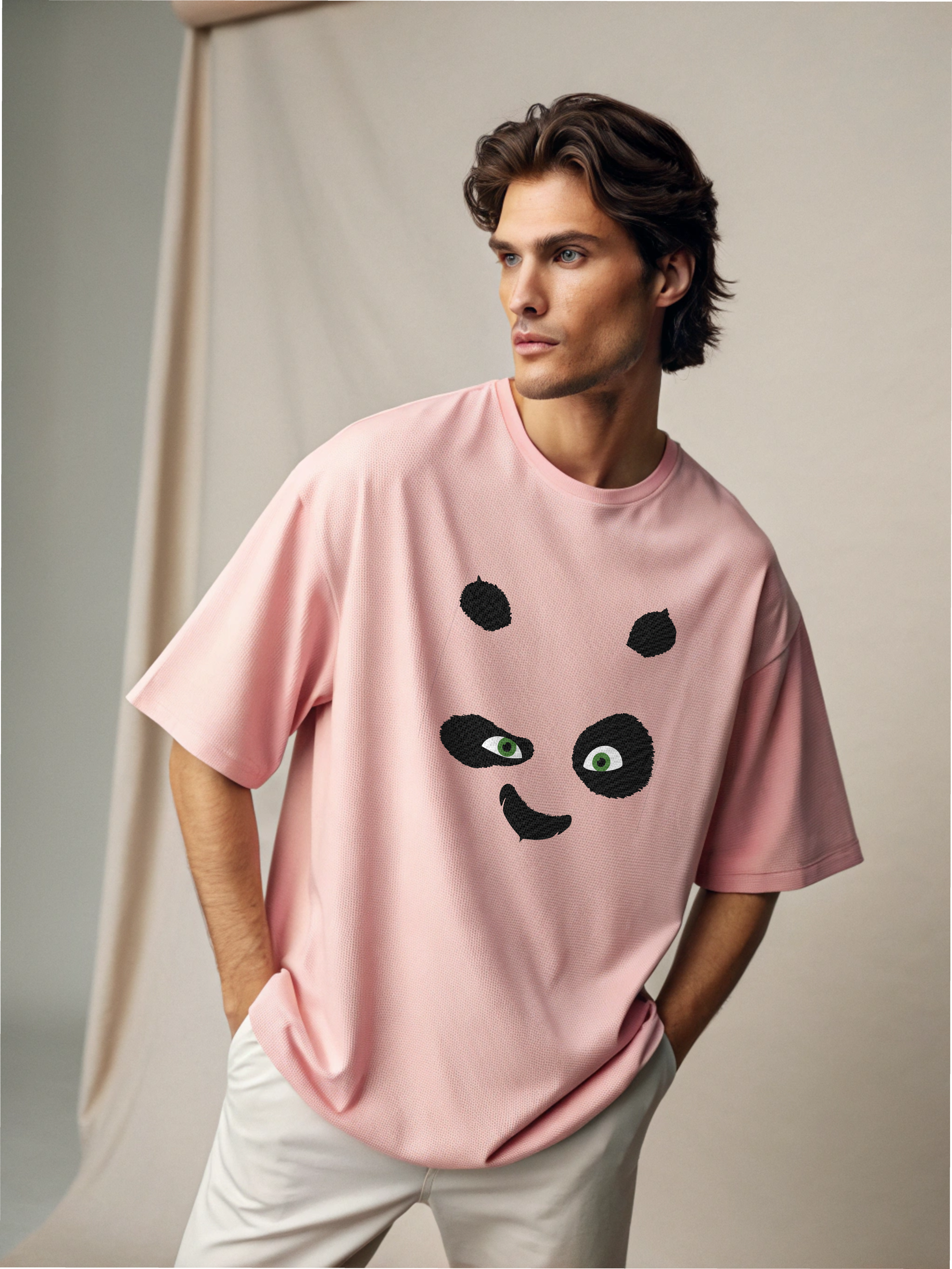 Kung Fu Panda – Men’s Oversized Drop Shoulder Tee