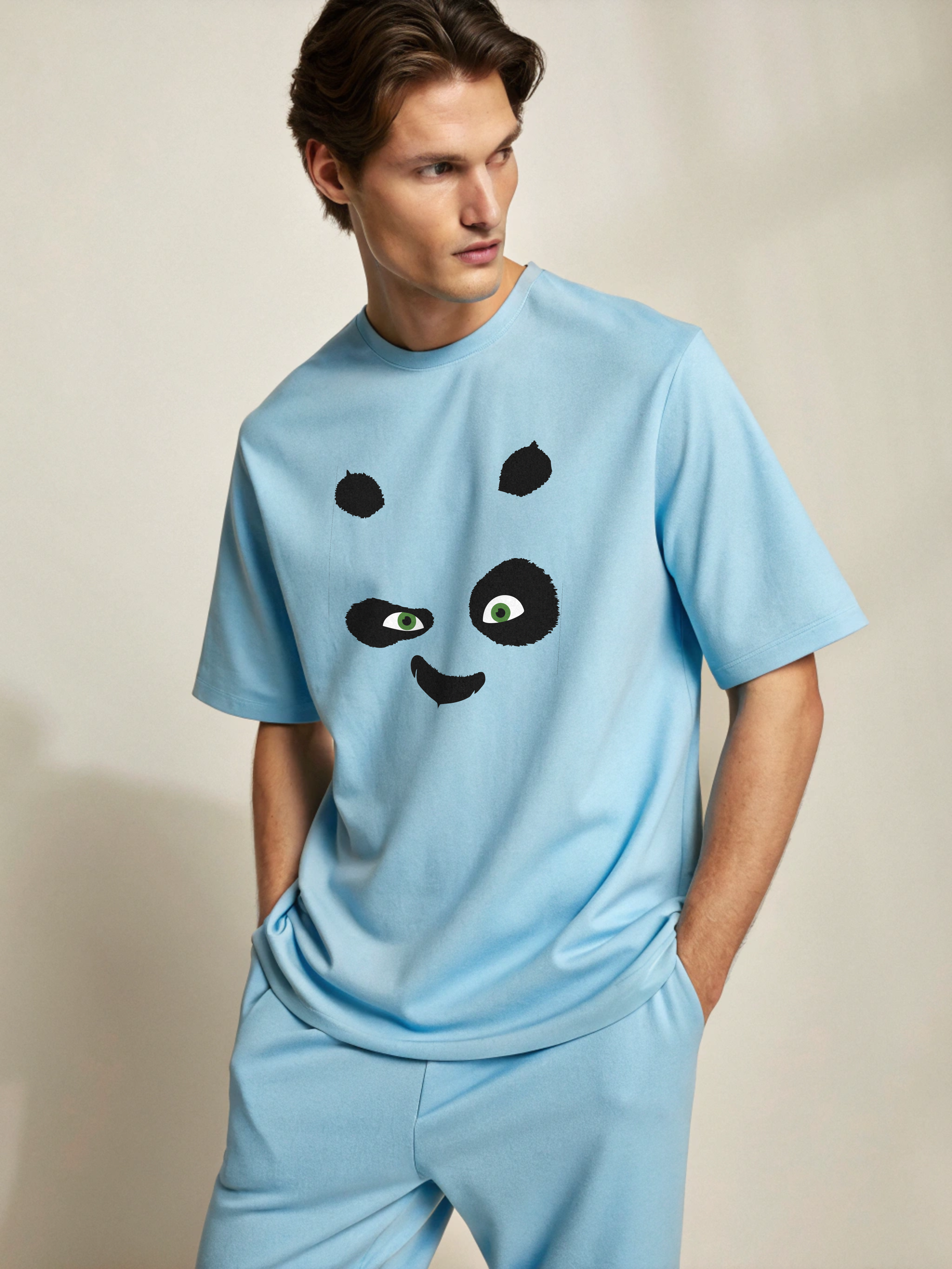 Kung Fu Panda – Men’s Oversized Drop Shoulder Tee