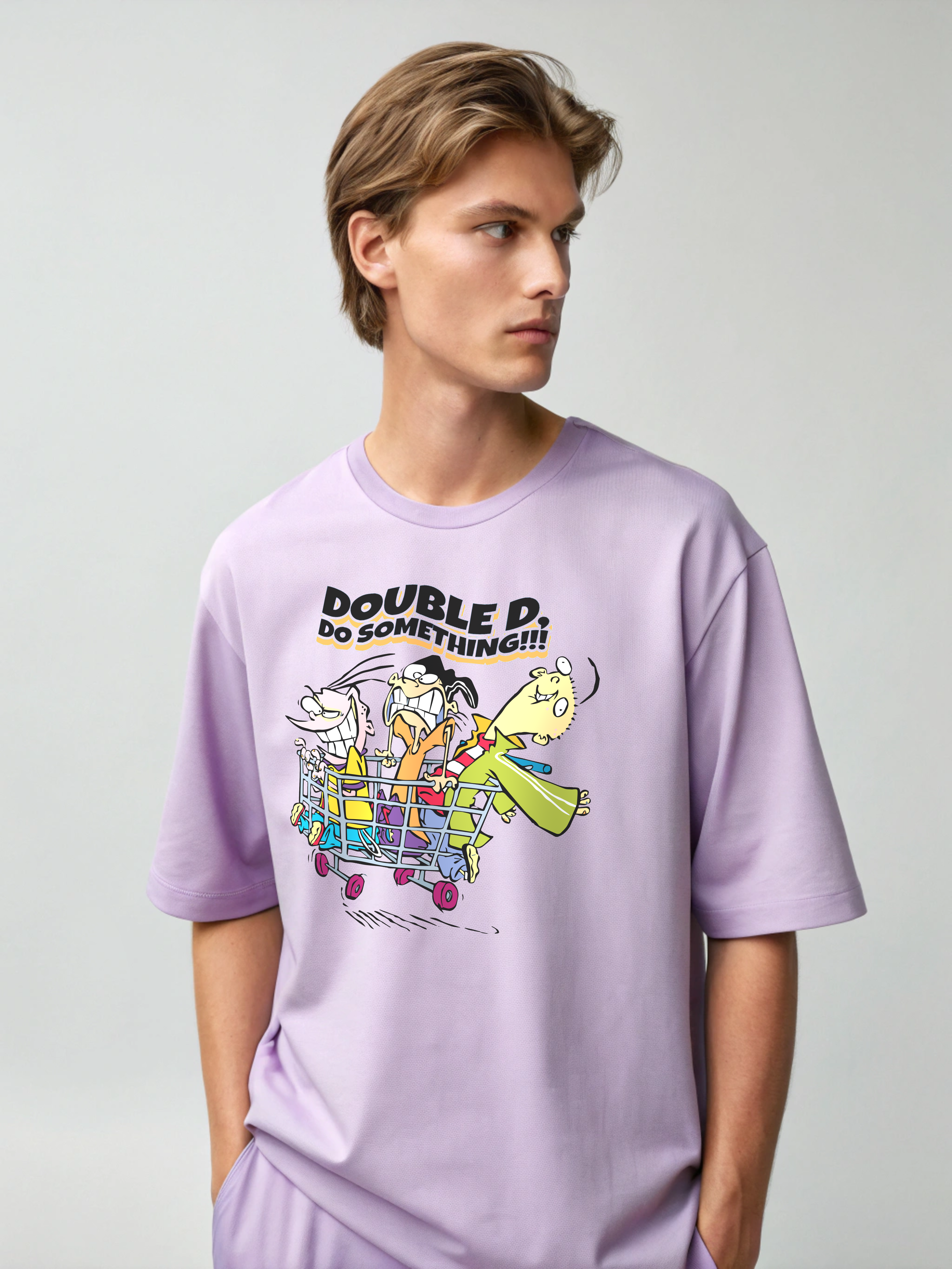 Ed Edd And Eddy – Men’s Oversized Drop Shoulder Tee