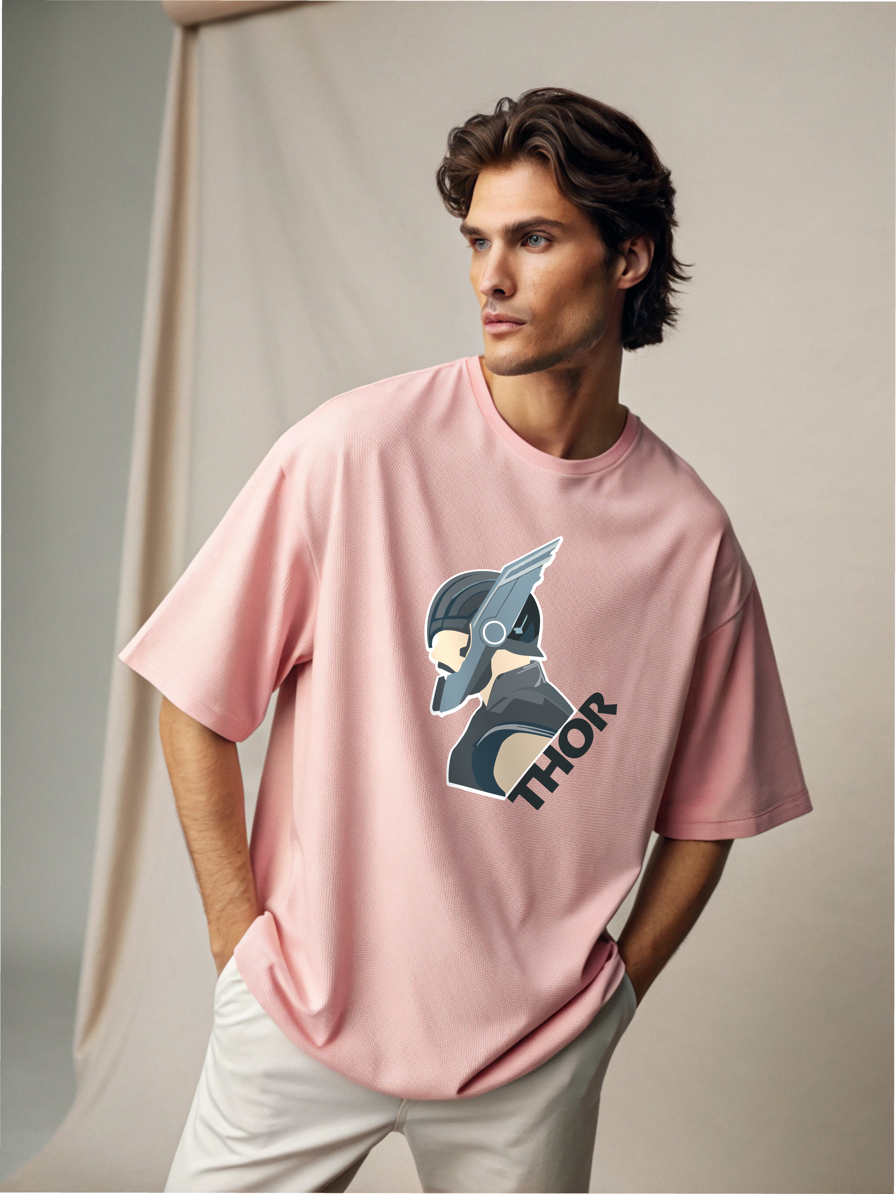 Thor – Men’s Oversized Drop Shoulder Tee