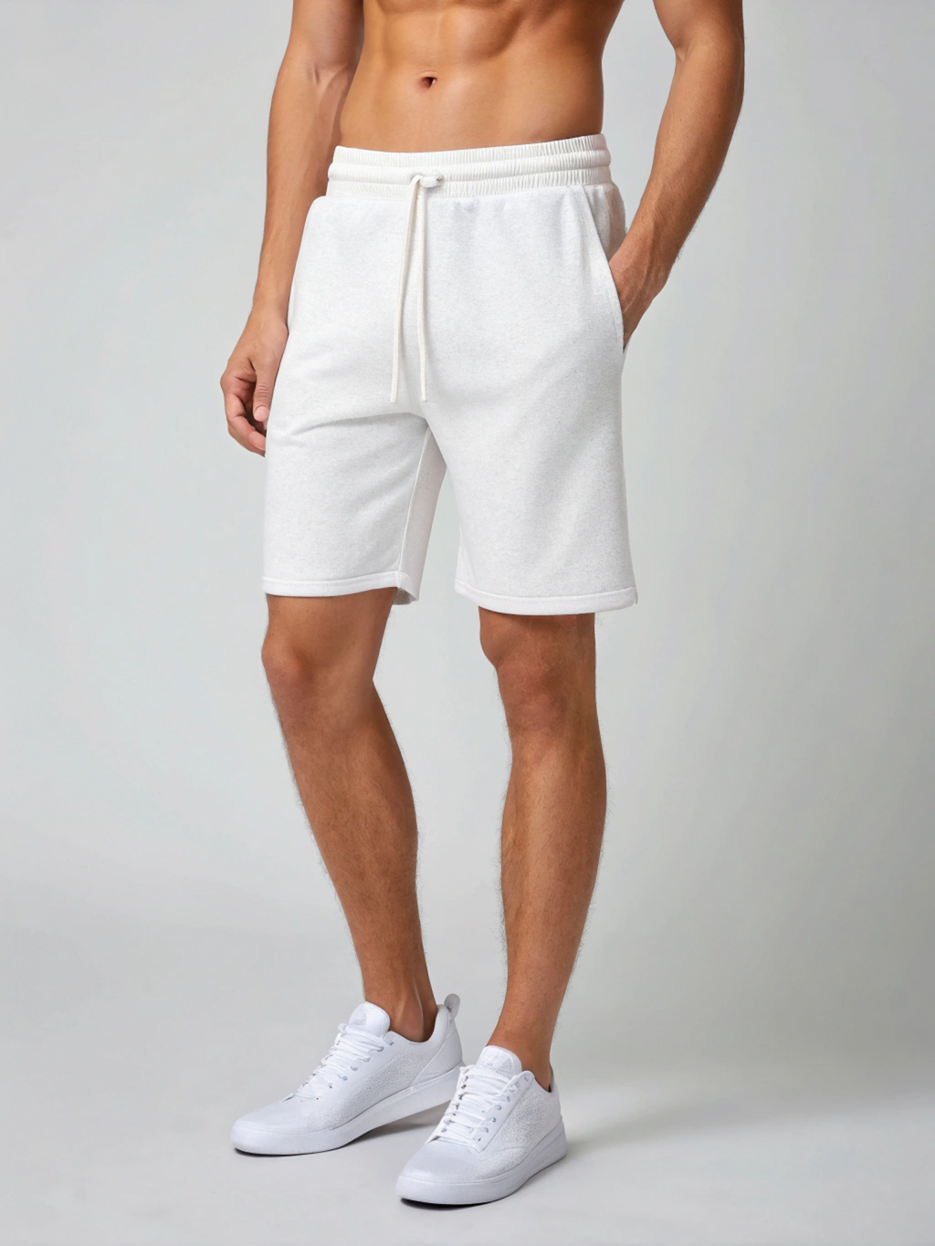 ChillFlex: Cotton Blend Men’s Shorts White
