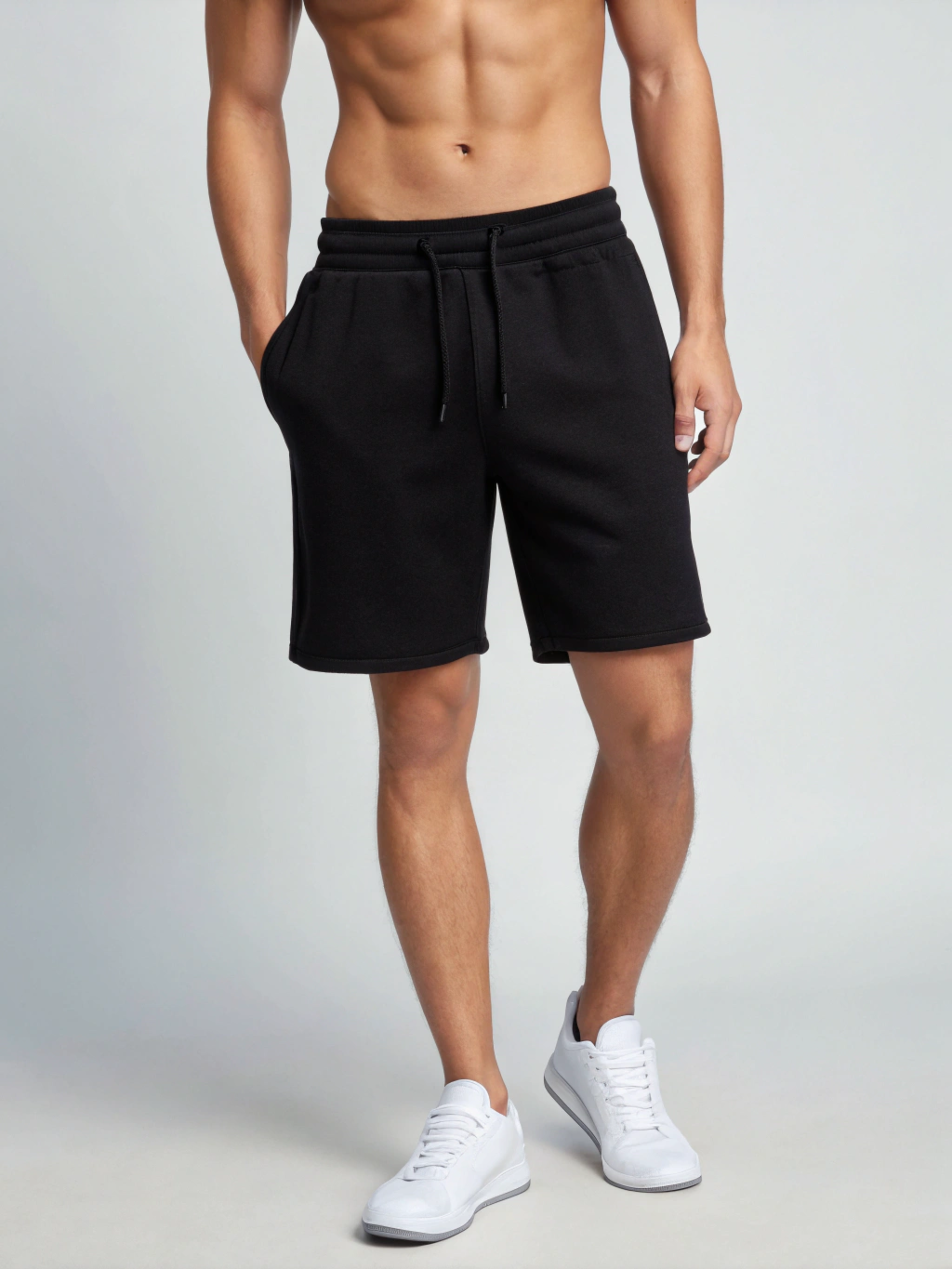 ChillFlex: Cotton Blend Men’s Shorts Black