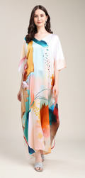 Obsidian Bloom Kaftan
