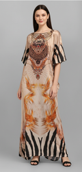 Desert Rose Long Kaftan