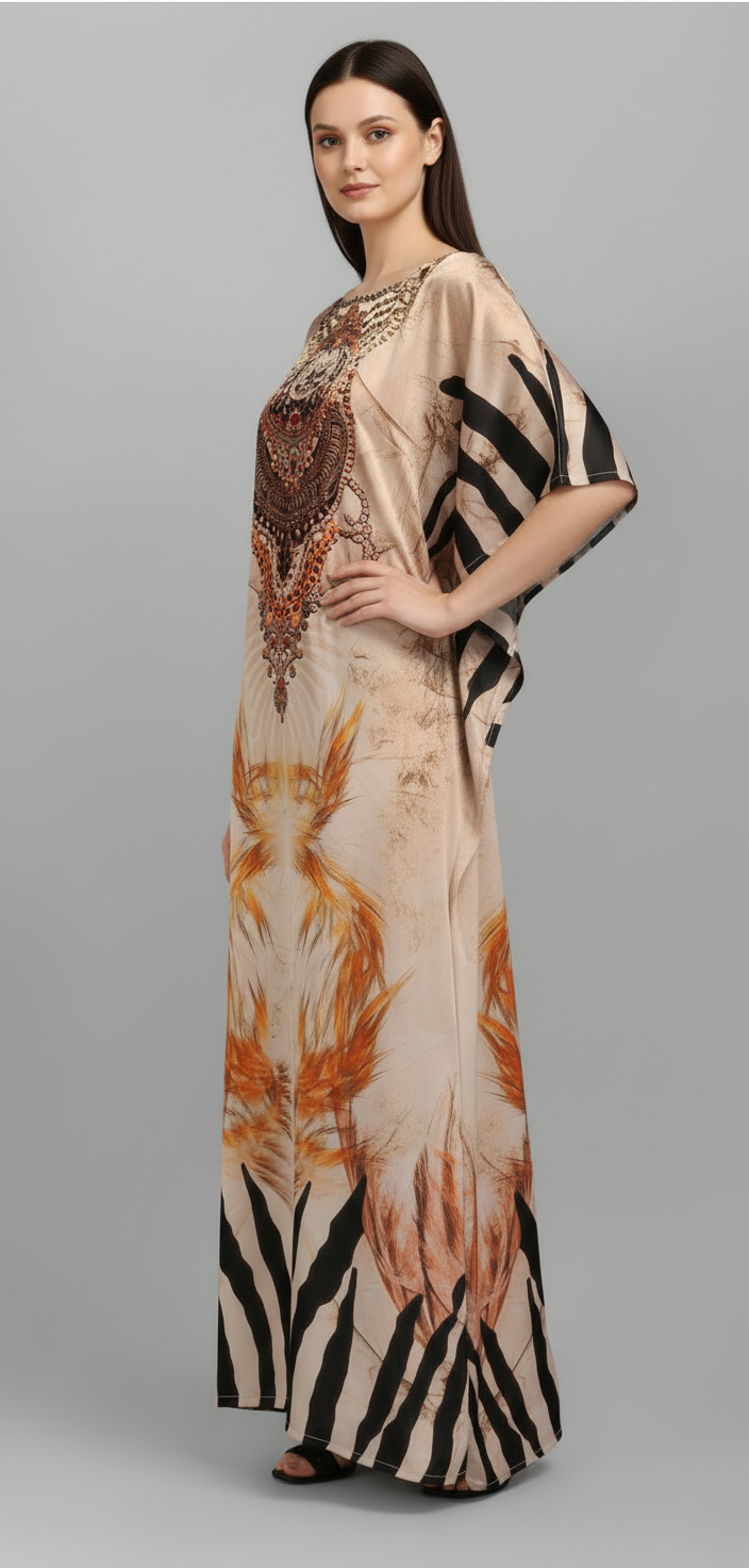Desert Rose Long Kaftan