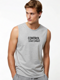 Control Uday – Men’s Sleeveless Cotton Tee