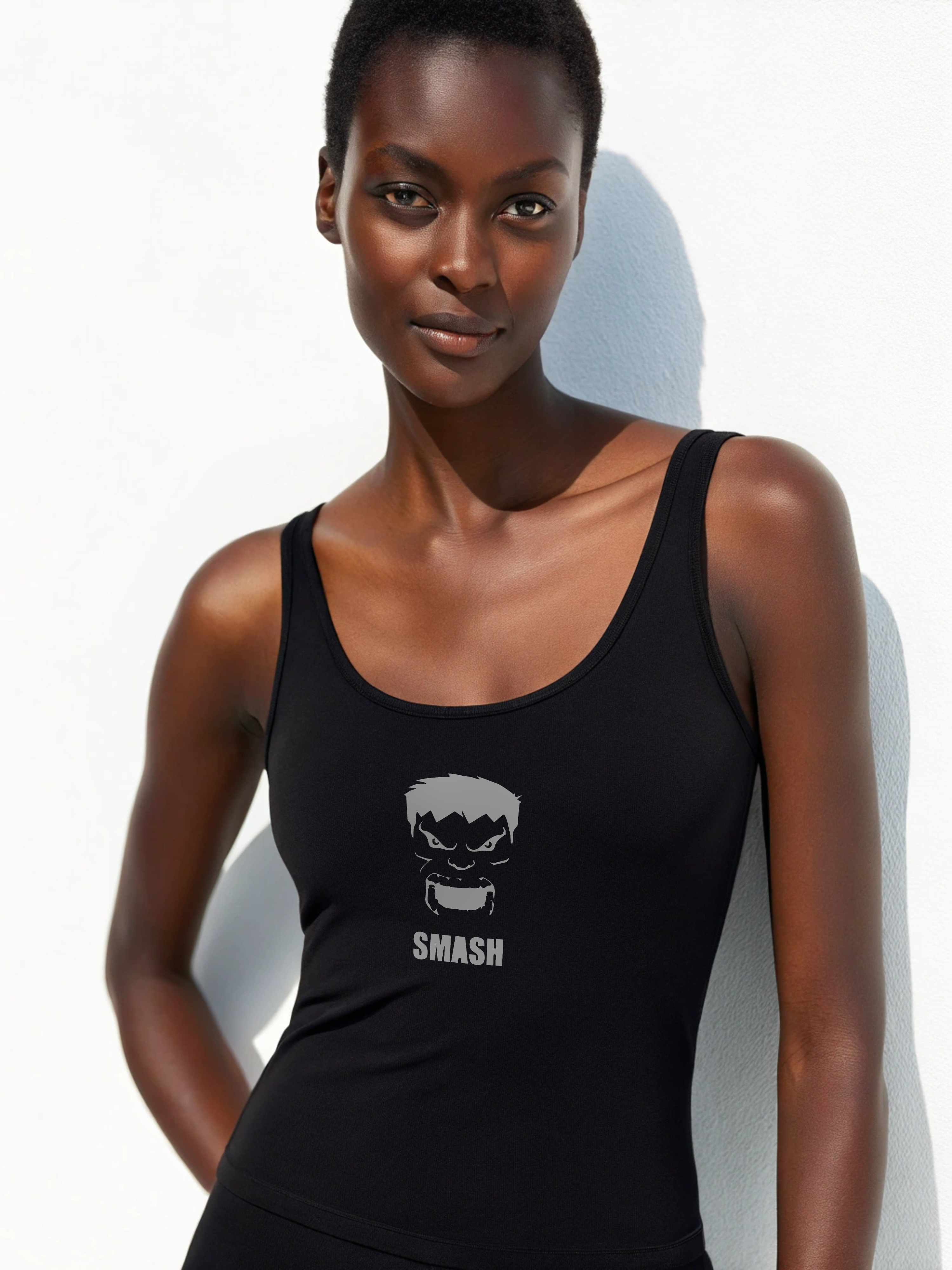 Smash Mode: Hulk Face Women’s Tank Top