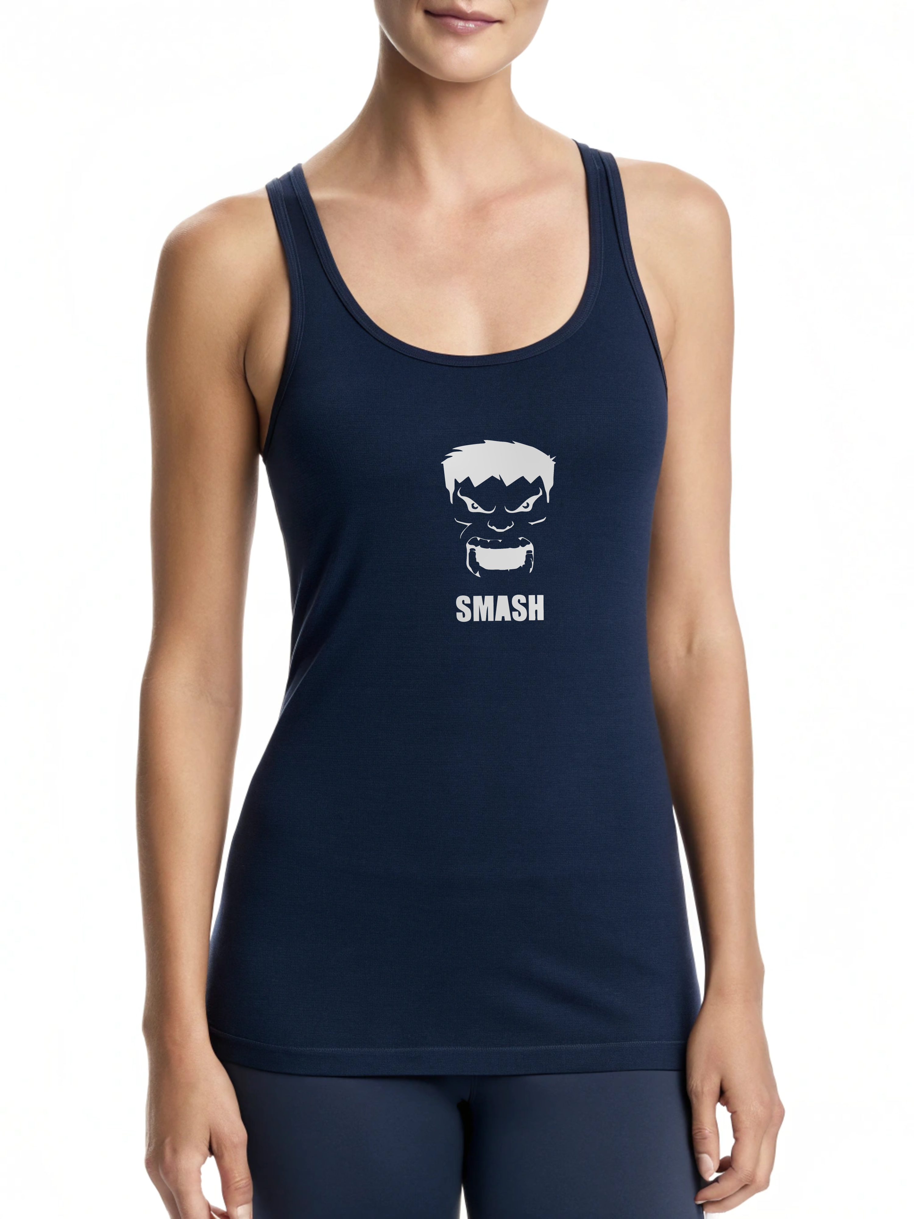Smash Mode: Hulk Face Women’s Tank Top