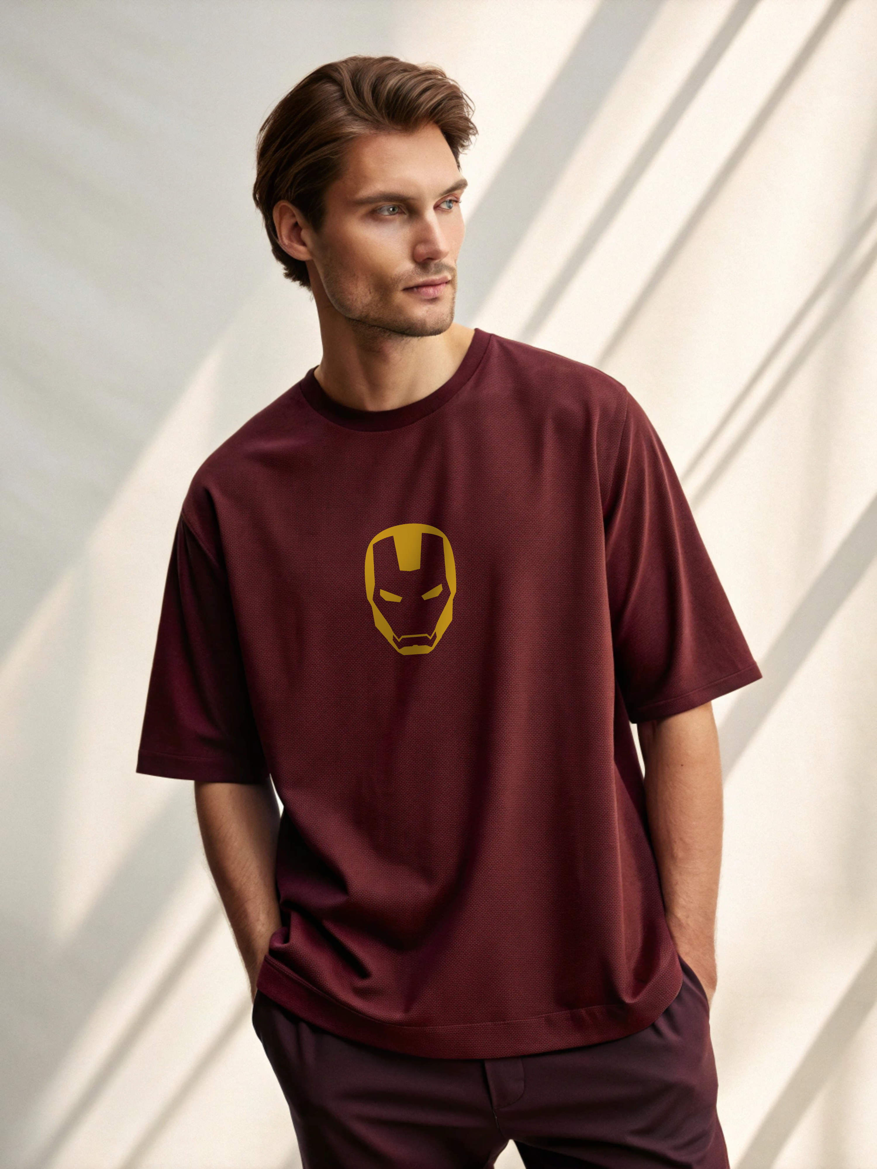 Iron Mask Minimal Tee Oversized T-Shirt