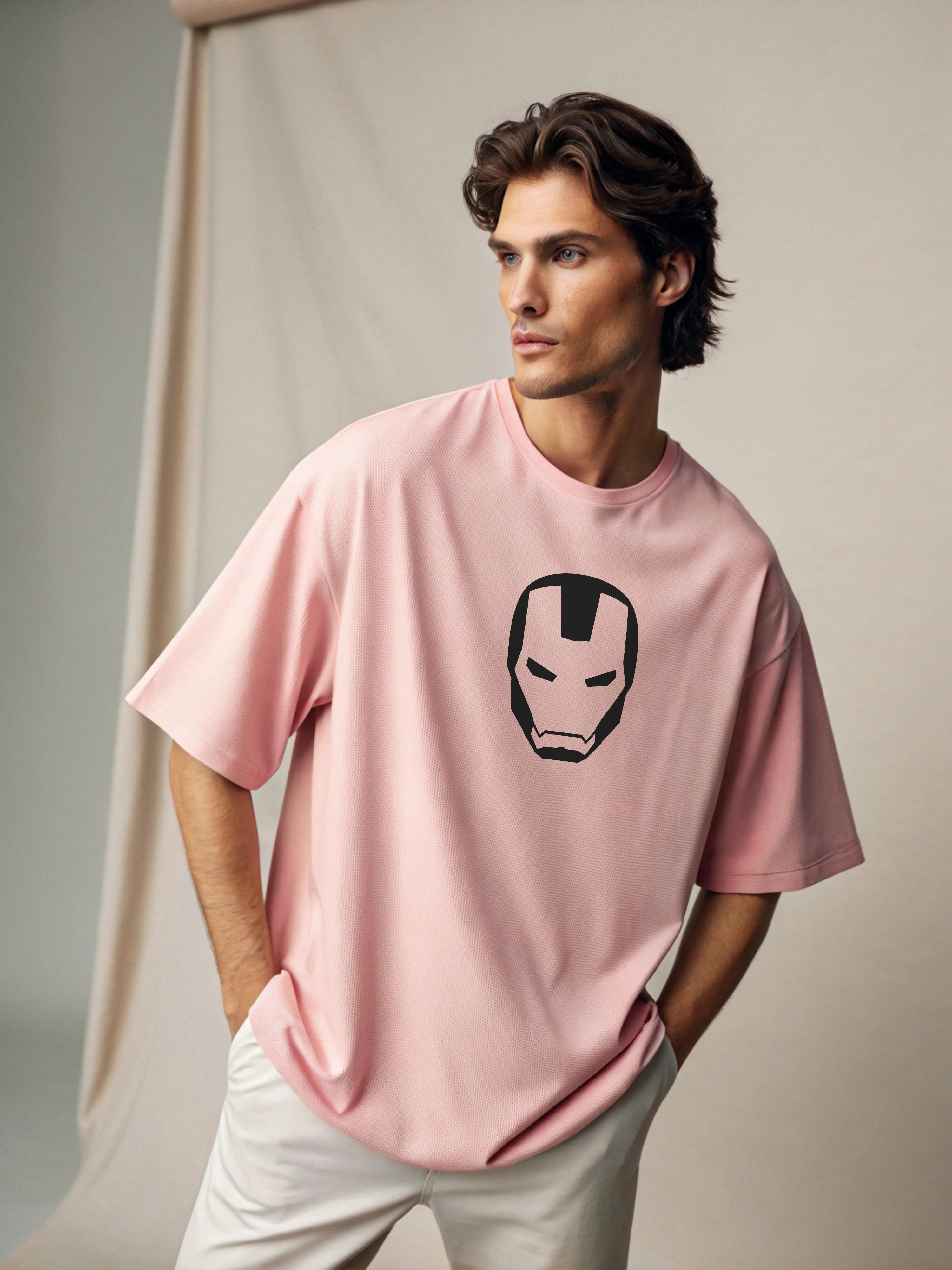 Iron Mask Minimal Tee Oversized T-Shirt