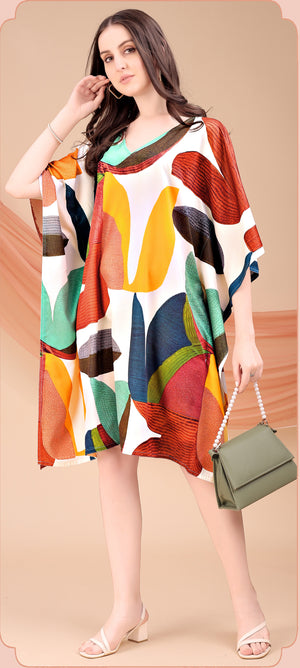 Tropical Escape Kaftan Dress - image 2