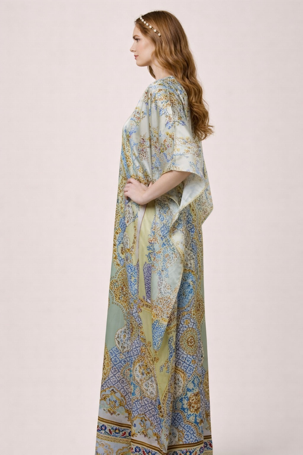 Ivory Lattice Kaftan - image 2