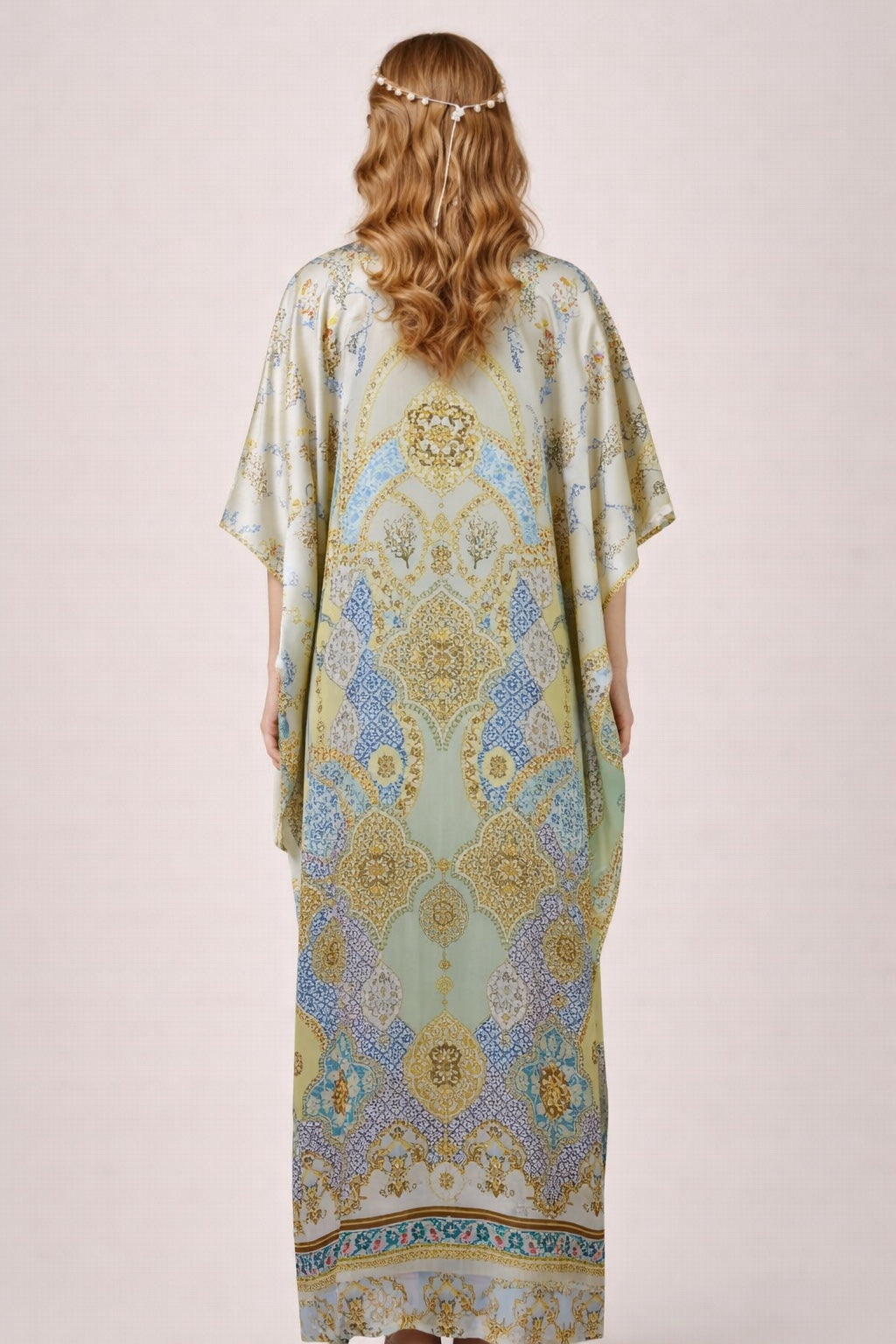 Ivory Lattice Kaftan - image 3